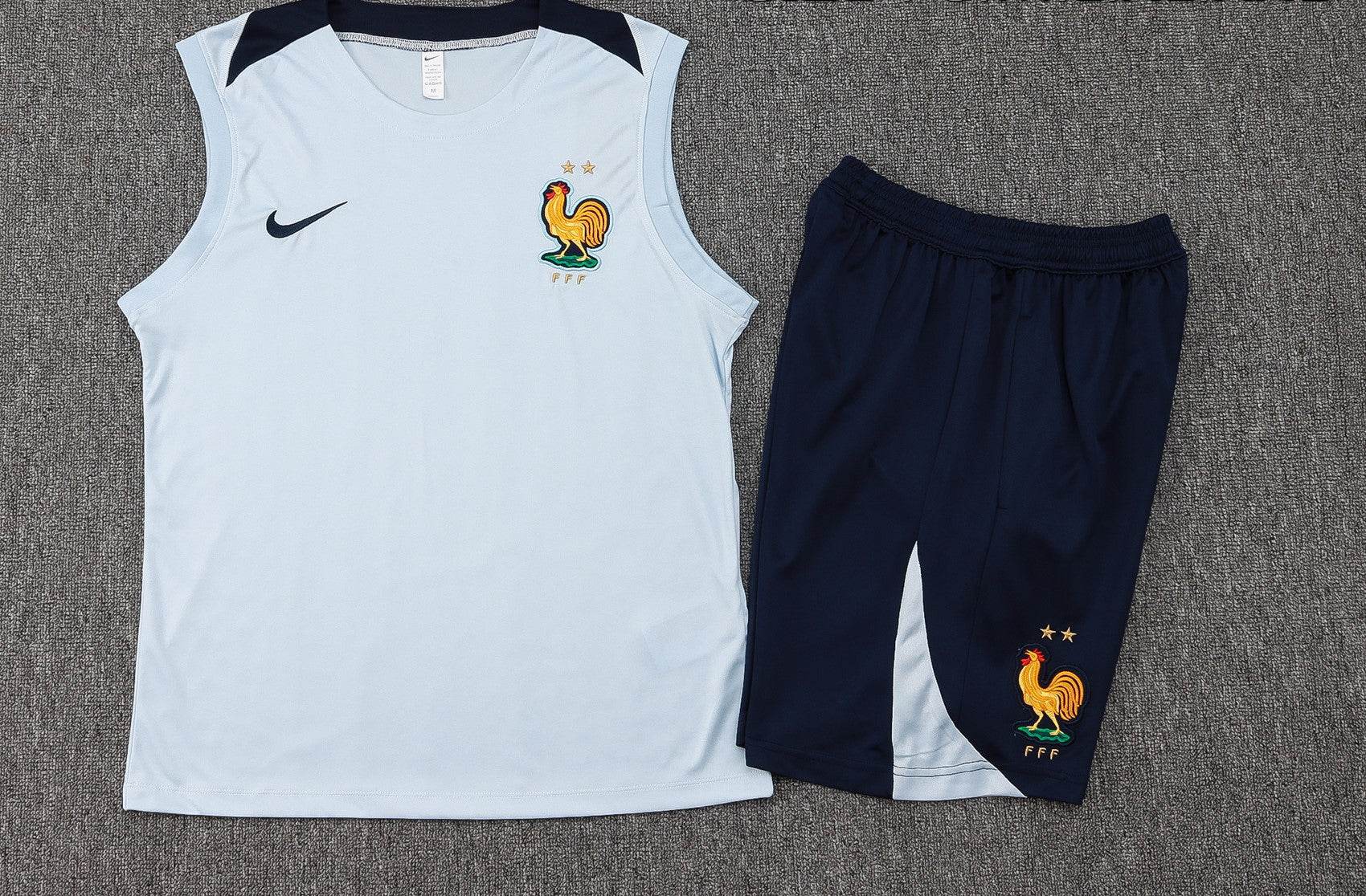CONJUNTO SIN MANGAS FRANCIA ENTRENAMIENTO I 24/25 HOMBRE - ZonaCamisetas