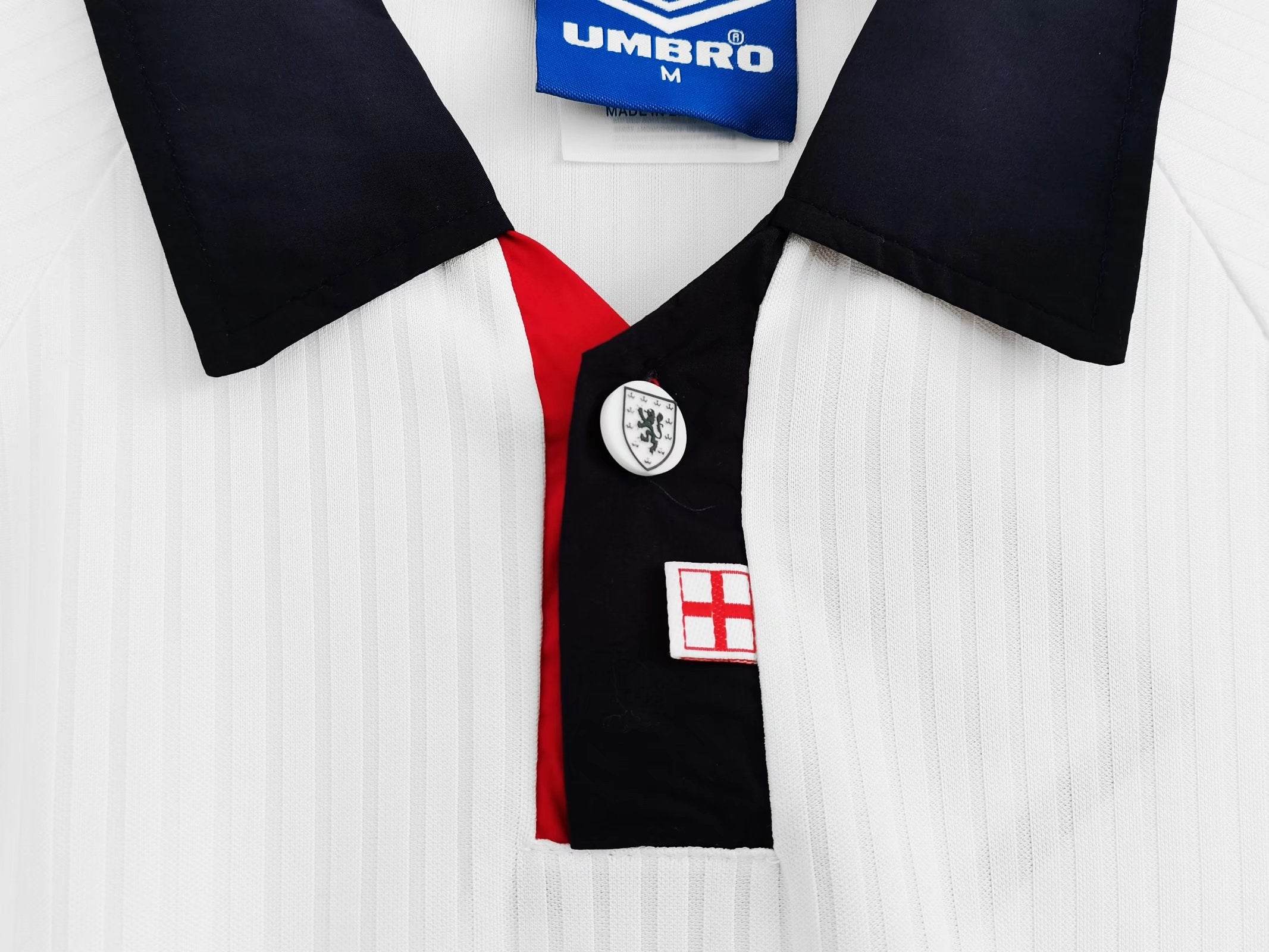 CAMISETA INGLATERRA I 1998 MANGA LARGA HOMBRE (RETRO) - ZonaCamisetas