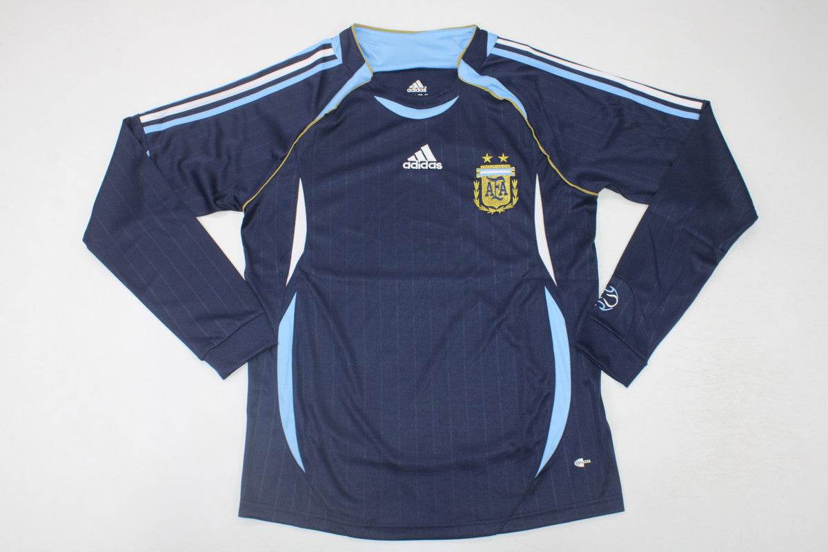 CAMISETA ARGENTINA 06/07 II HOMBRE MANGA LARGA (RETRO) - ZonaCamisetas
