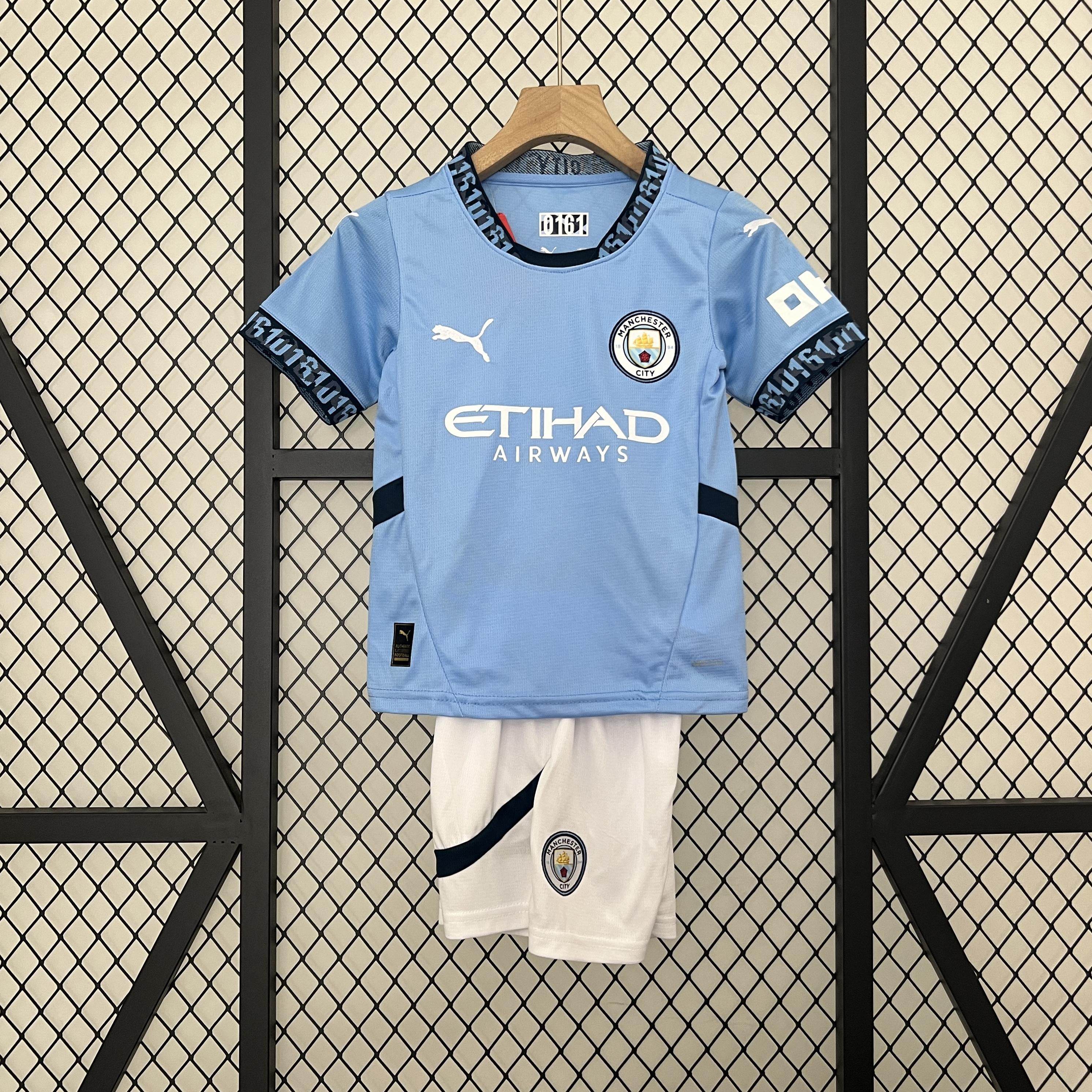 CAMISETA MANCHESTER CITY I 24/25 CONJUNTO INFANTIL - ZonaCamisetas