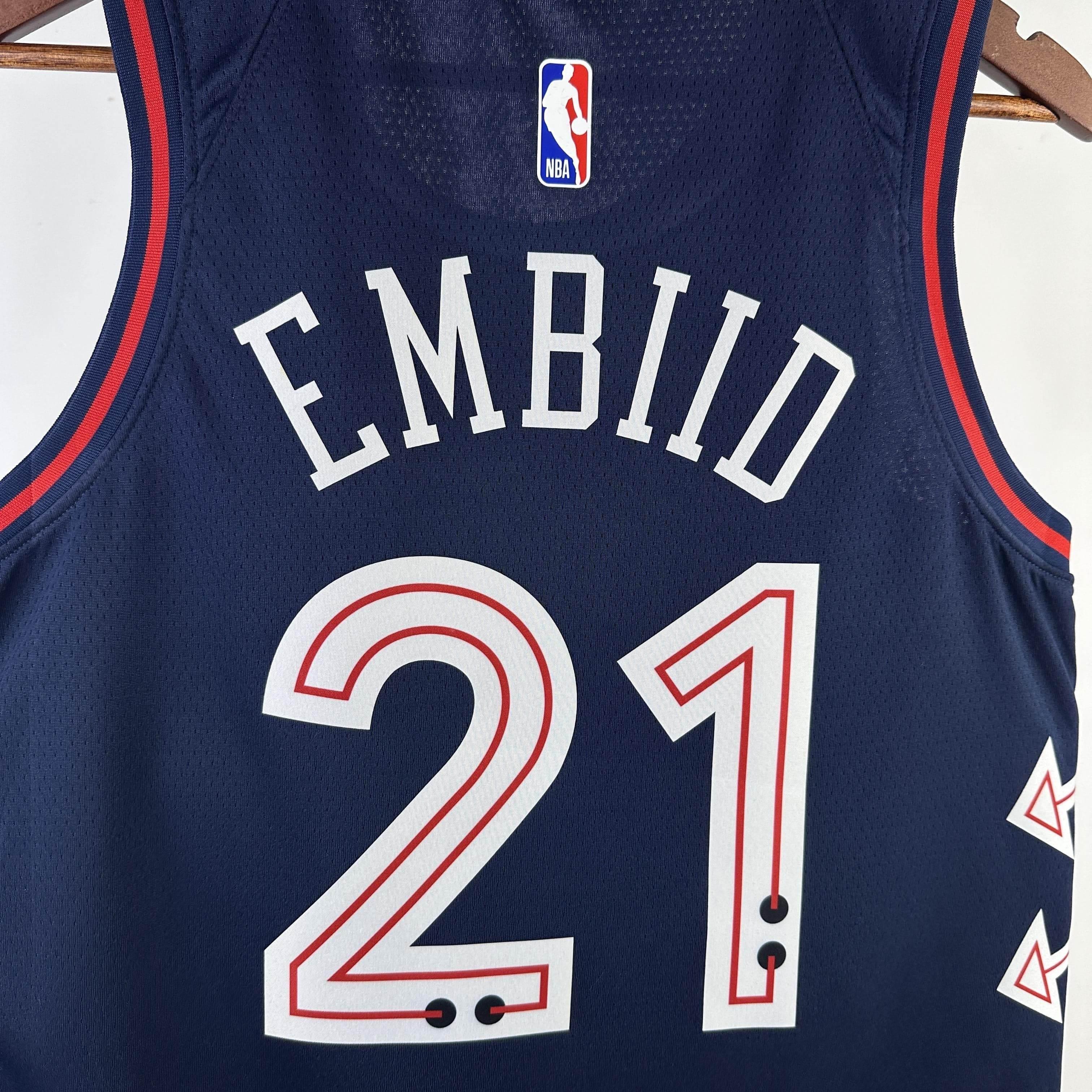 CAMISETA 76ers SEASON 24 HOMBRE EDICIÓN EMBIID (NBA) - ZonaCamisetas