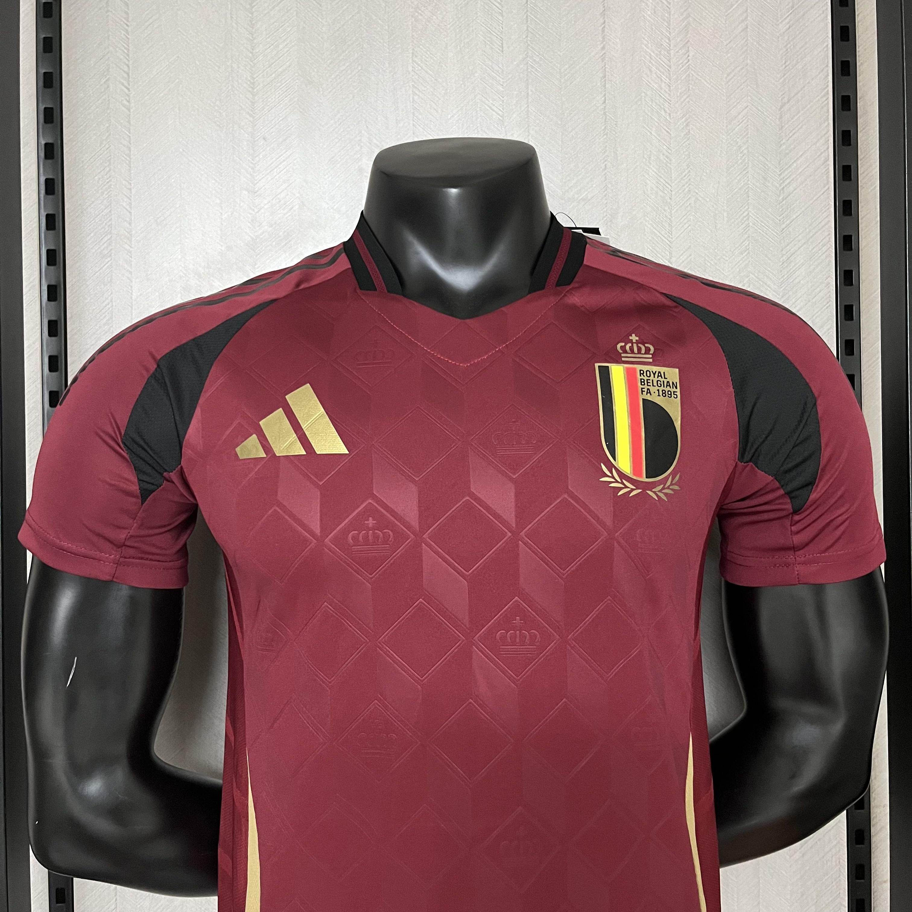 CAMISETA BELGICA I EURO 2024 HOMBRE (VERSION JUGADOR) - ZonaCamisetas