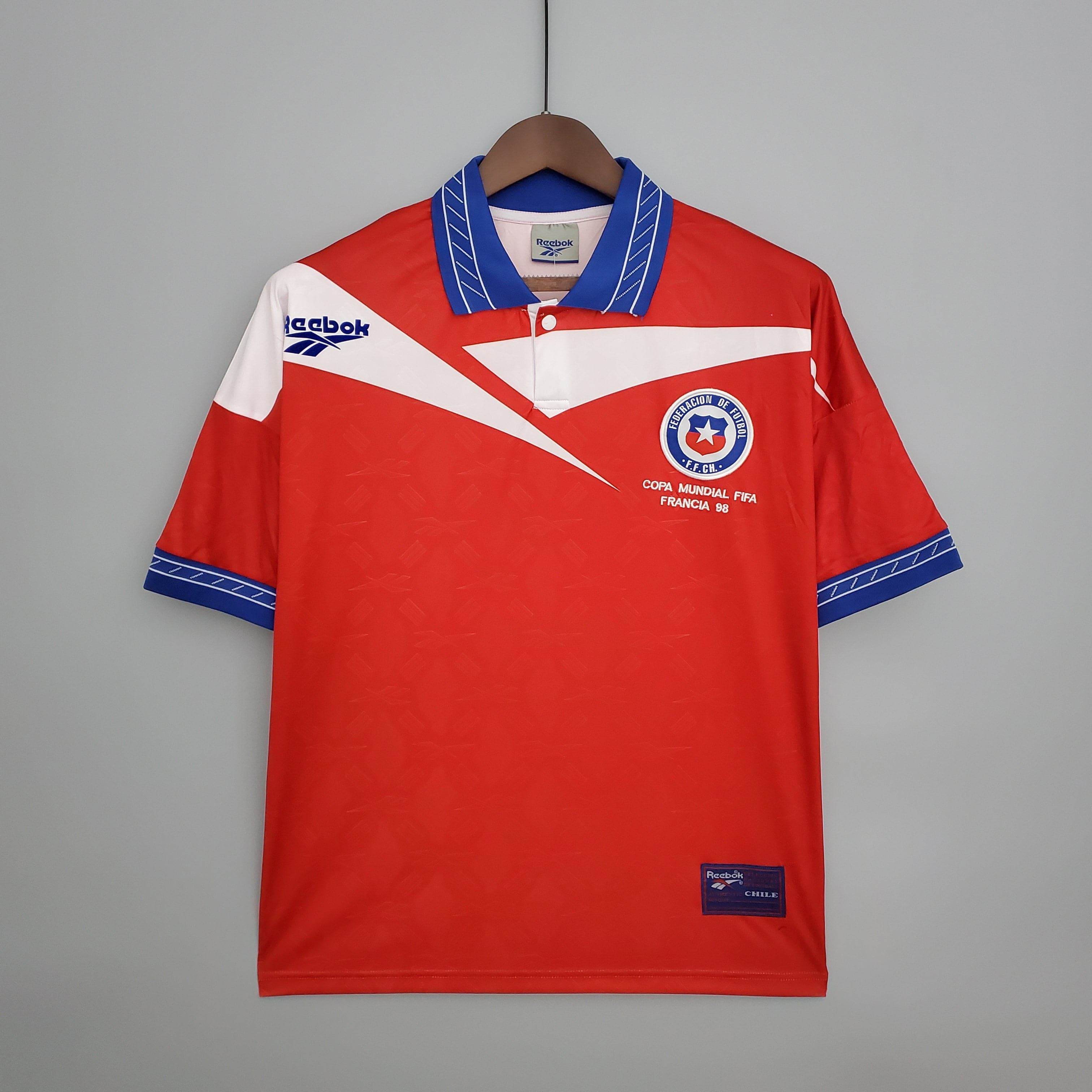 CAMISETA CHILE I 1998 HOMBRE (RETRO) - ZonaCamisetas