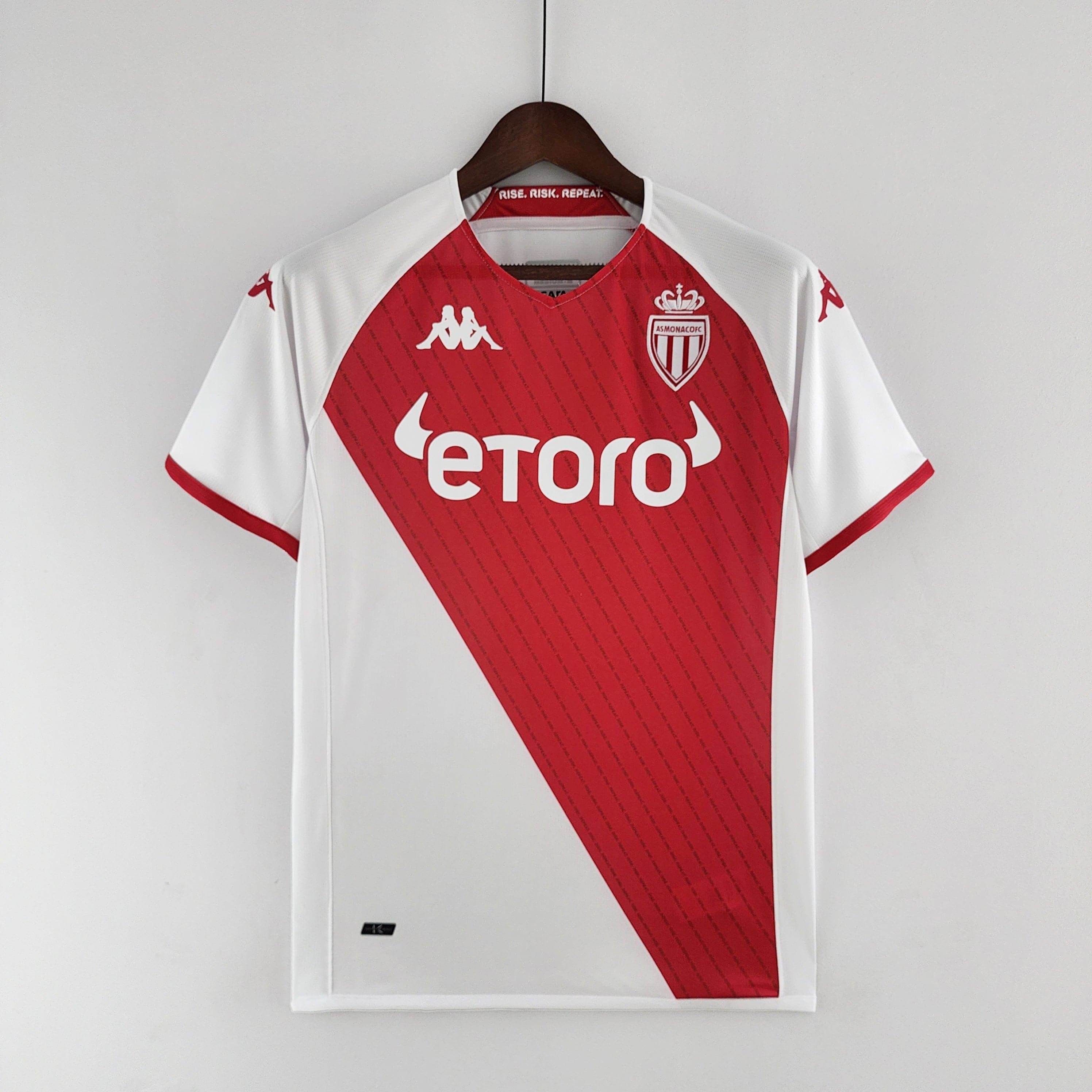 CAMISETA AS MONACO I 22/23 HOMBRE (VERSIÓN FAN) - ZonaCamisetas