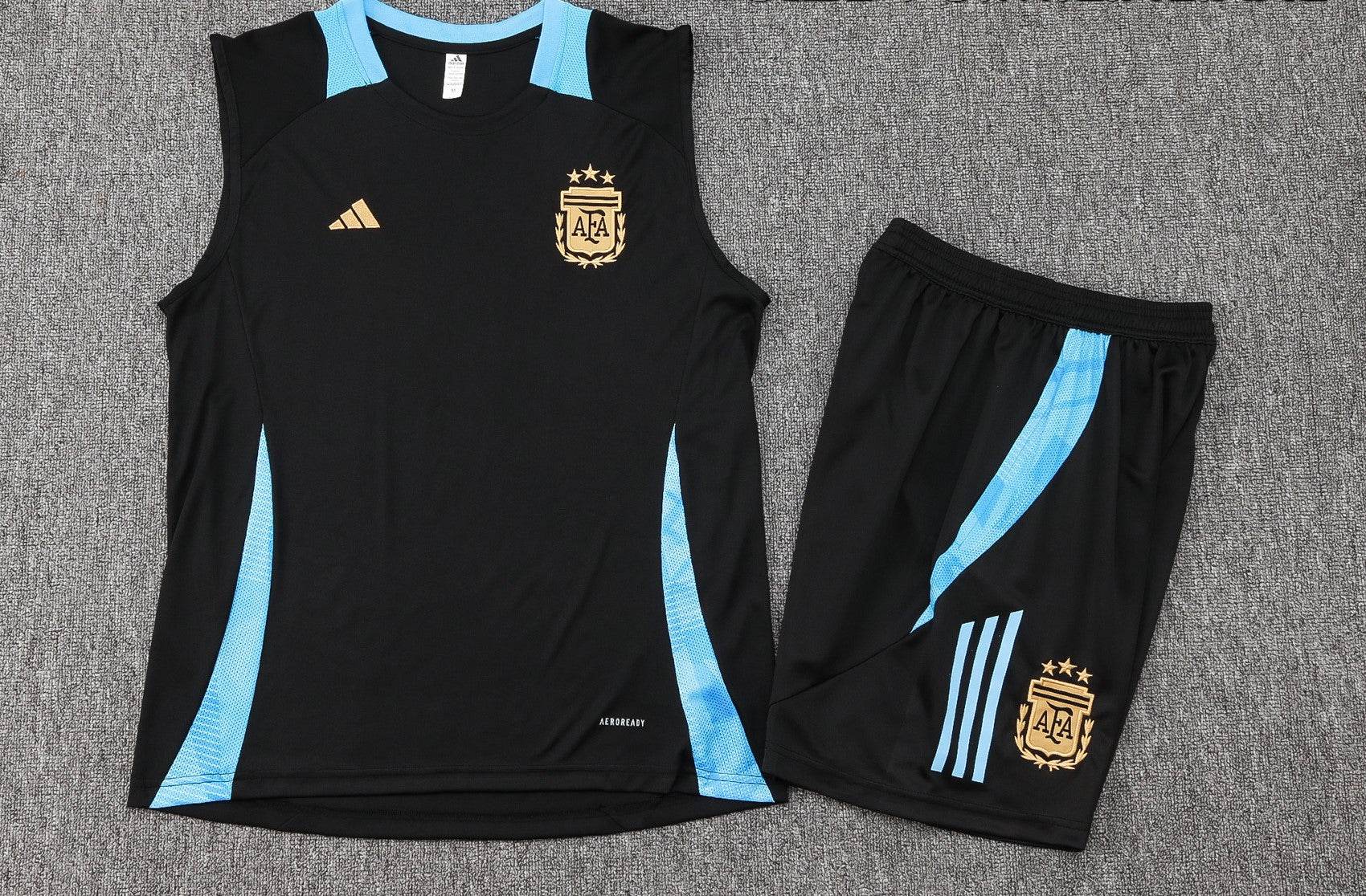 CONJUNTO SIN MANGAS ARGENTINA ENTRENAMIENTO I 24/25 HOMBRE - ZonaCamisetas