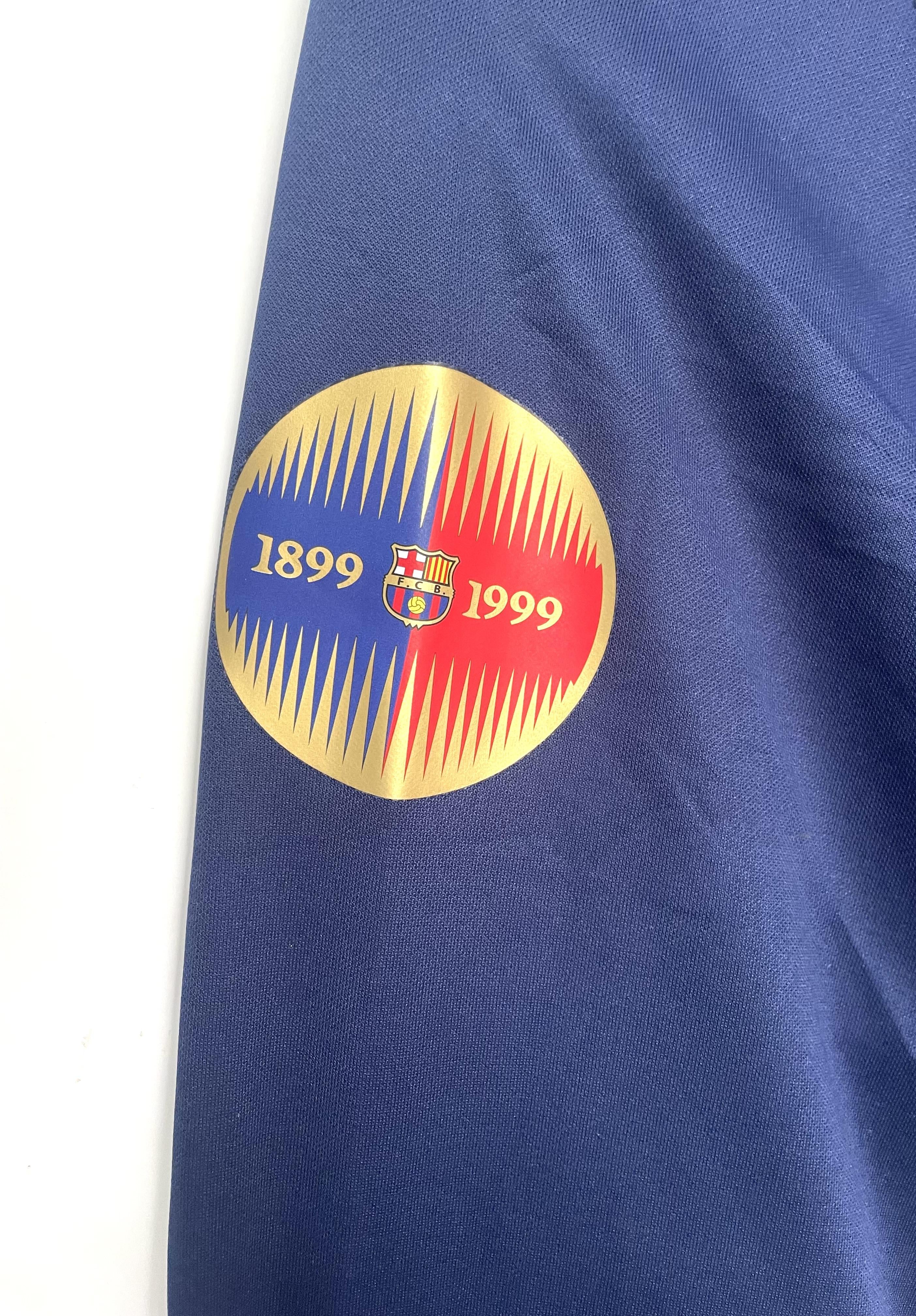 CAMISETA BARCELONA 100th HOMBRE (RETRO) MANGA LARGA