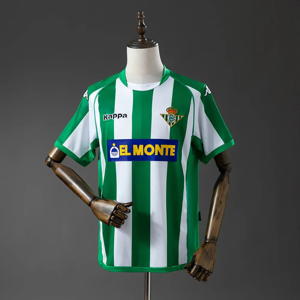 CAMISETA REAL BETIS I 01/02 HOMBRE (RETRO) - ZonaCamisetas