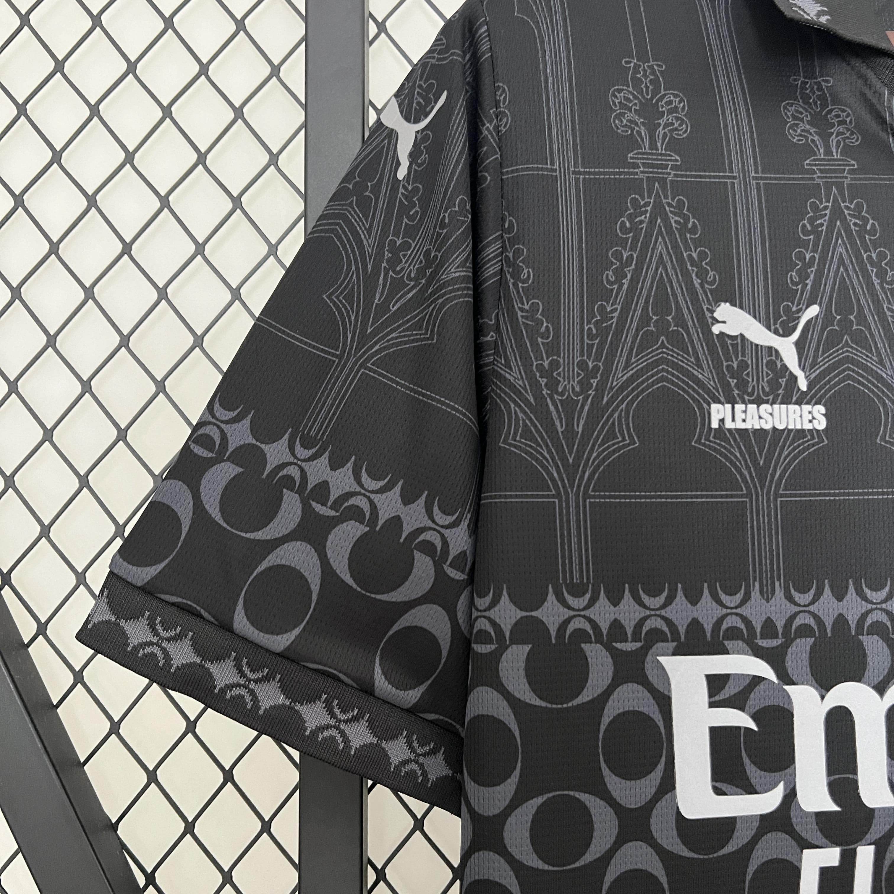 CAMISETA AC MILAN BLACK 23/24 HOMBRE (VERSIÓN FAN) - ZonaCamisetas