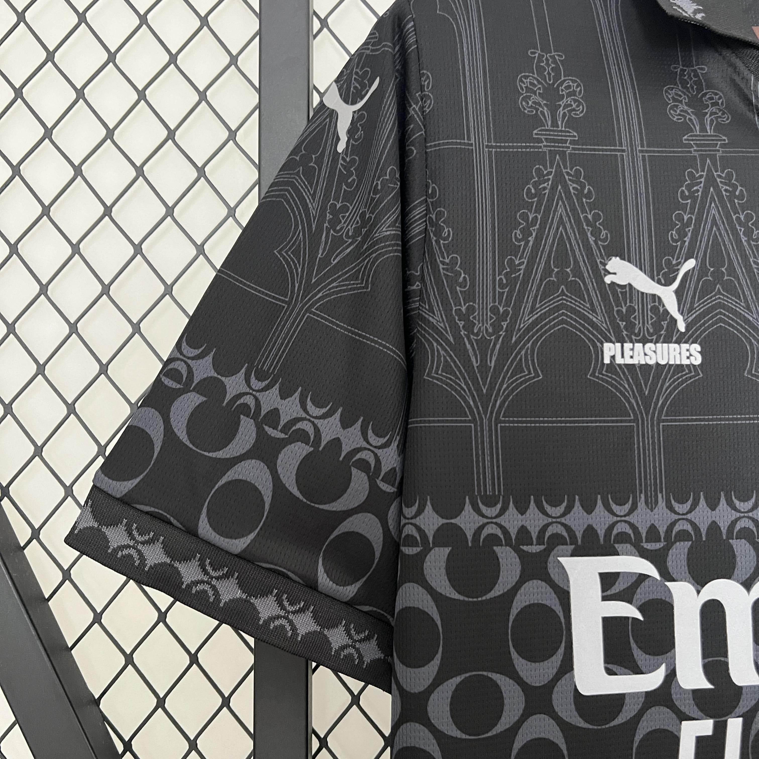 CAMISETA AC MILAN BLACK 23/24 HOMBRE (VERSIÓN FAN) - ZonaCamisetas