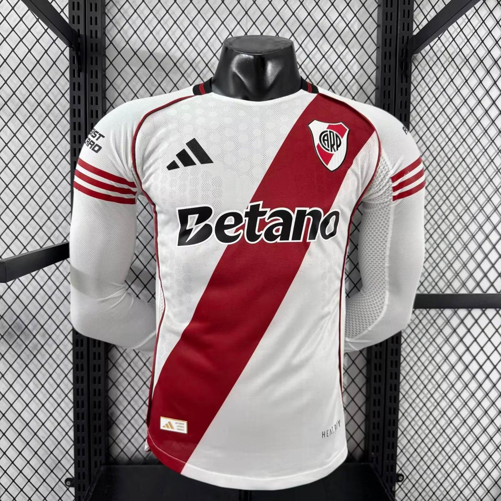 CAMISETA RIVER PLATE l 25/26 HOMBRE (VERSIÓN JUGADOR) MANGA LARGA - ZonaCamisetas