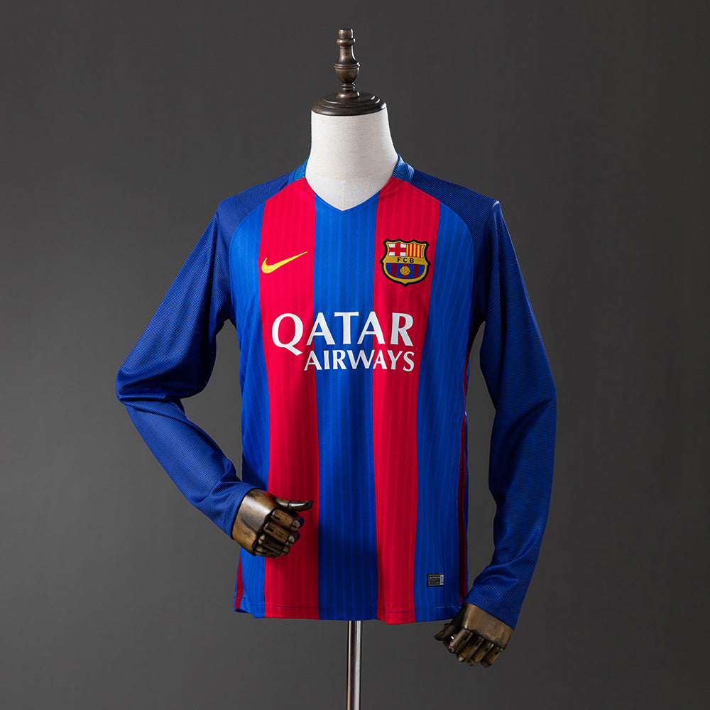 CAMISETA BARCELONA I 16/17 MANGA LARGA HOMBRE (RETRO)