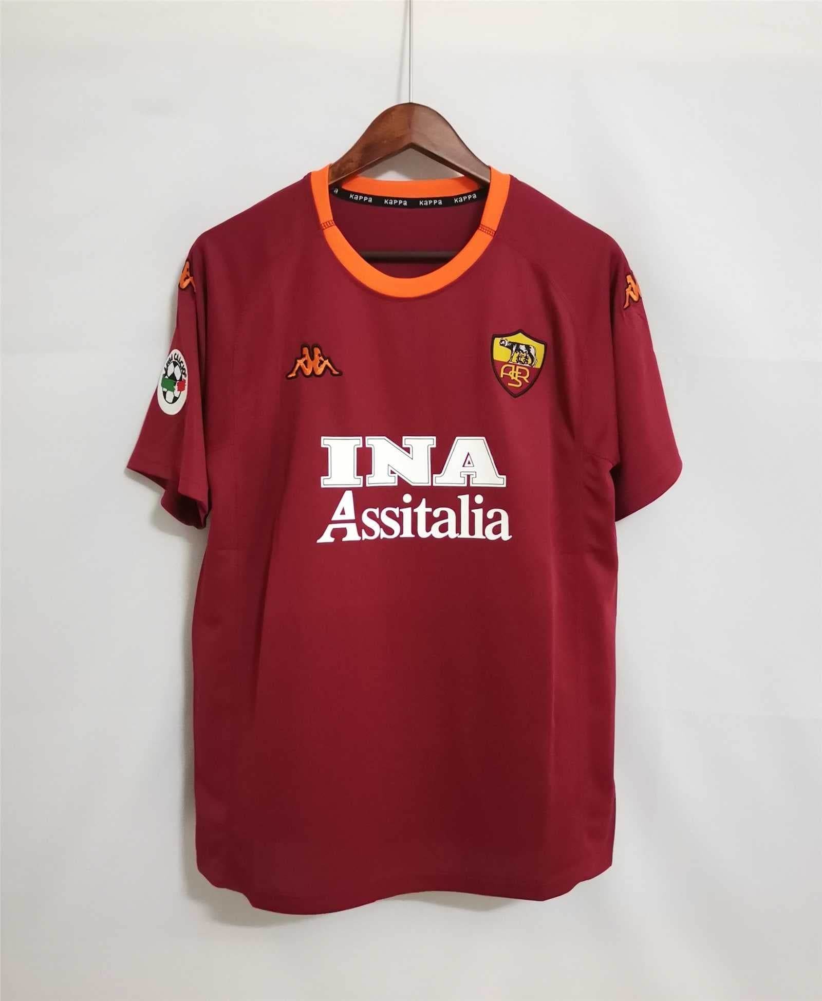 CAMISETA ROMA I 00/01 HOMBRE (RETRO) - ZonaCamisetas