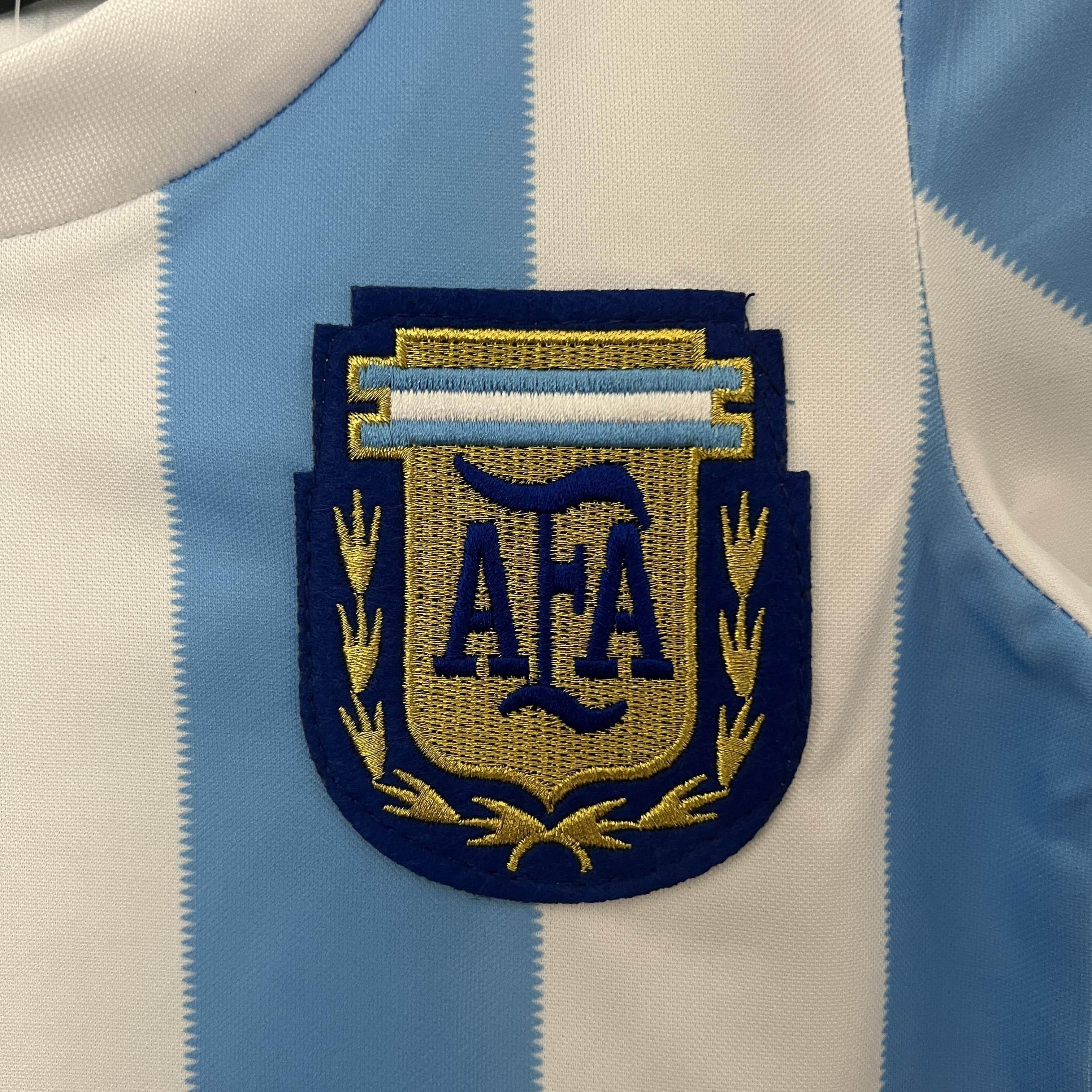 CAMISETA ARGENTINA l 1986 CONJUNTO INFANTIL - ZonaCamisetas