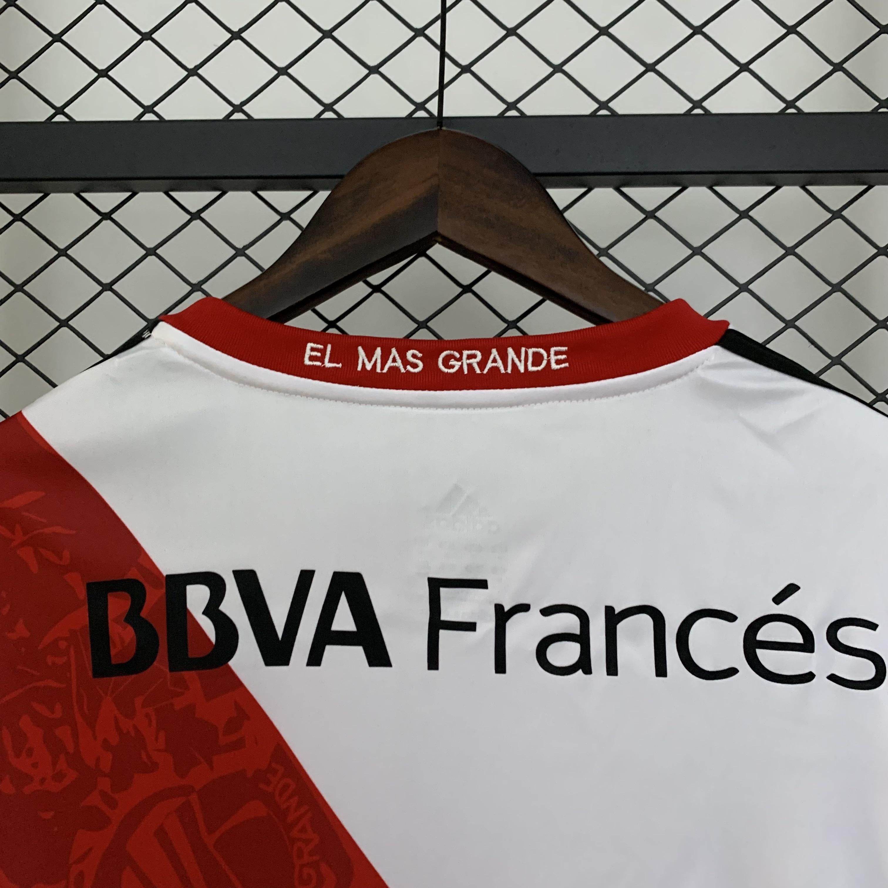 CAMISETA RIVER PLATE l 13/14 HOMBRE (RETRO) MANGA LARGA - ZonaCamisetas