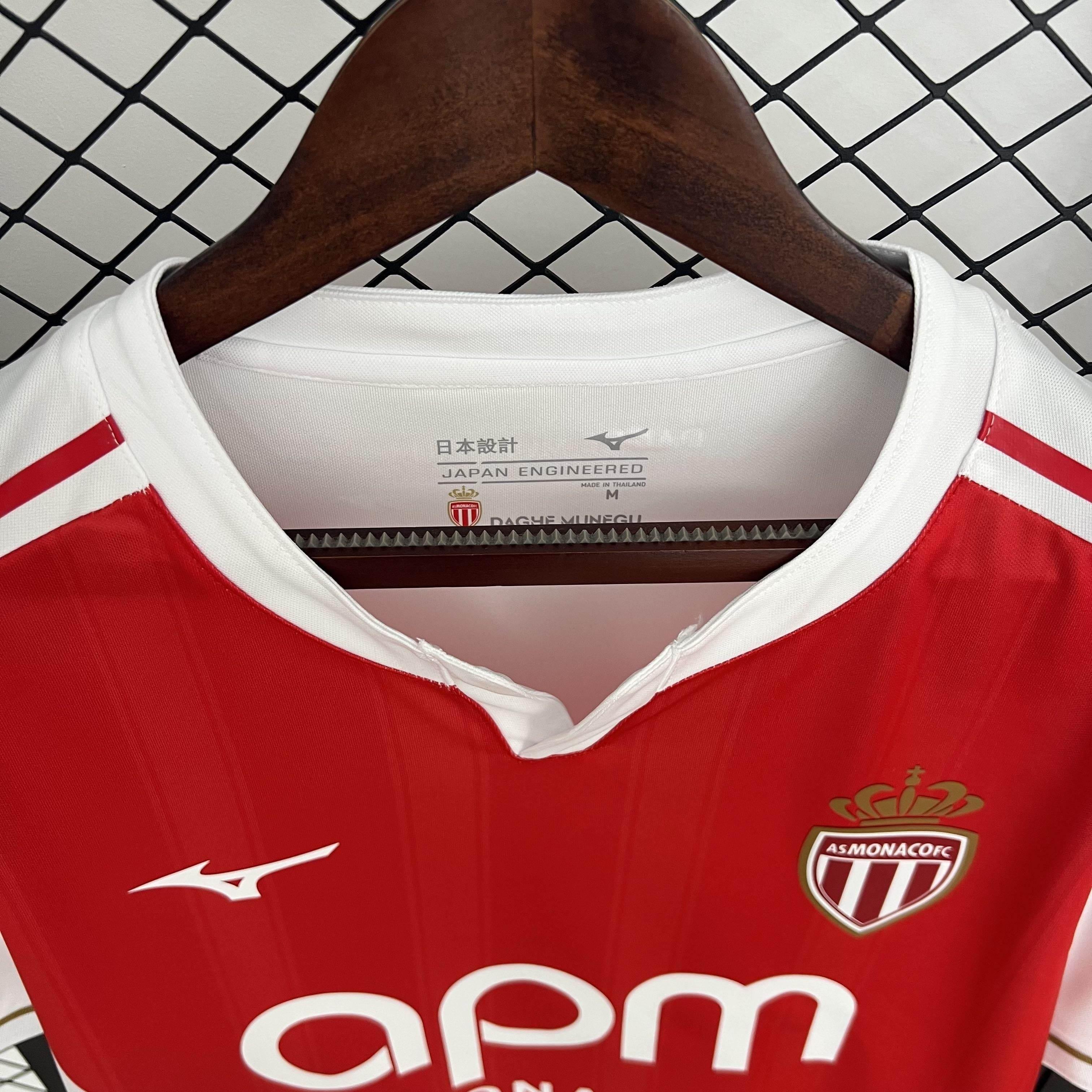 CAMISETA AS MONACO I 25/26 HOMBRE (VERSIÓN FAN) - ZonaCamisetas