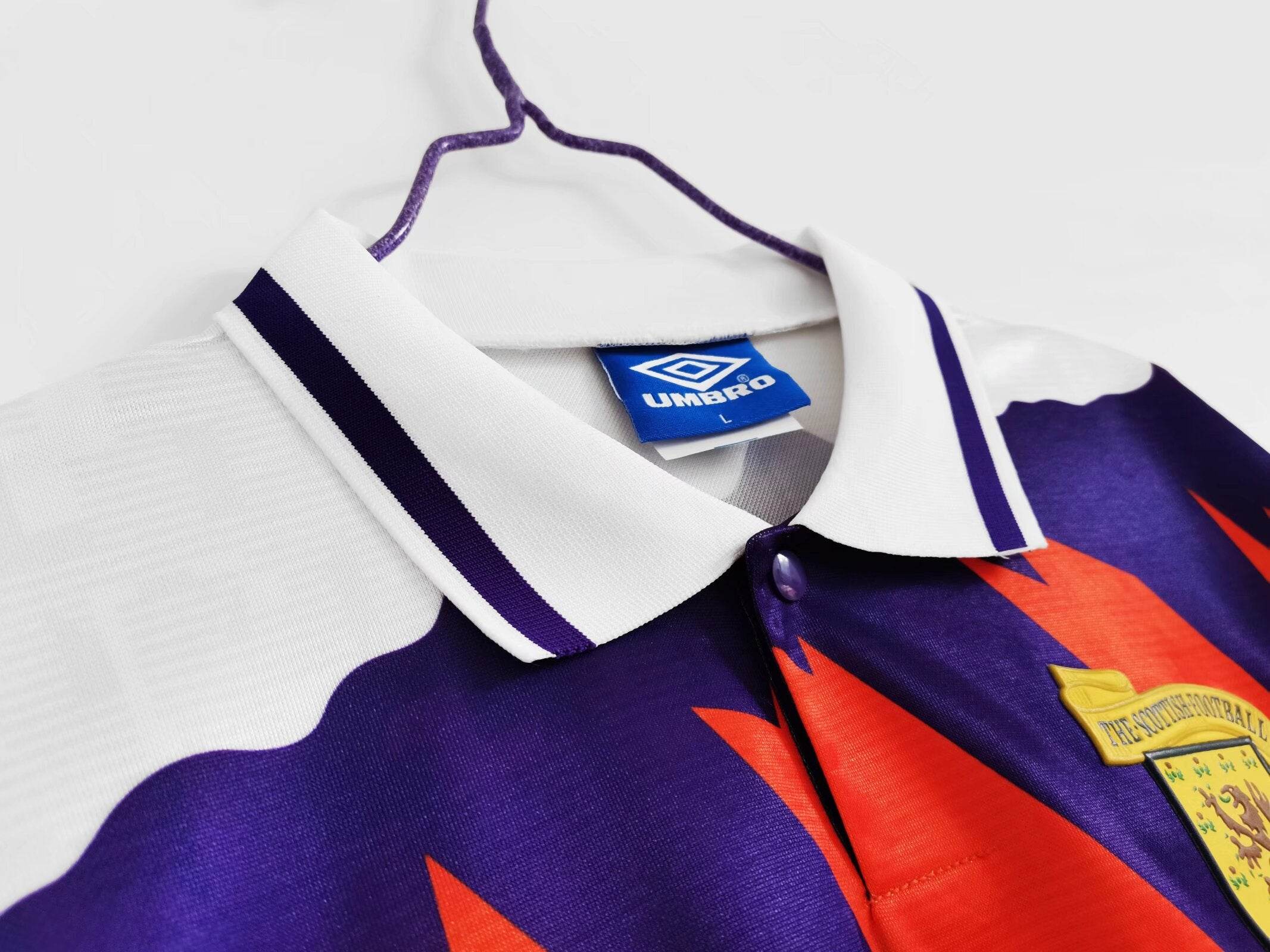 CAMISETA SCOTLAND 91/93 HOMBRE (RETRO) - ZonaCamisetas