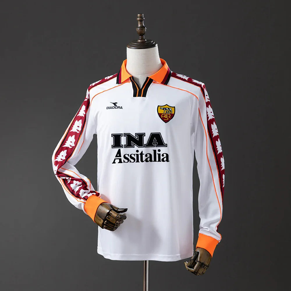 CAMISETA ROMA II 98/99 MANGA LARGA HOMBRE (RETRO) - ZonaCamisetas