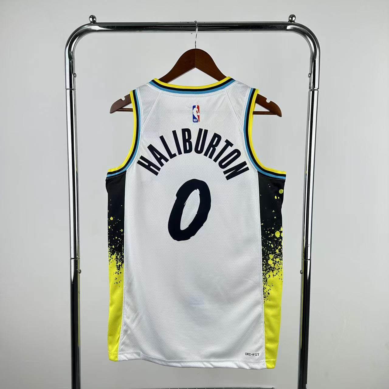 CAMISETA PACERS SEASON 25 HOMBRE EDICIÓN HALIBURTON (NBA) - ZonaCamisetas