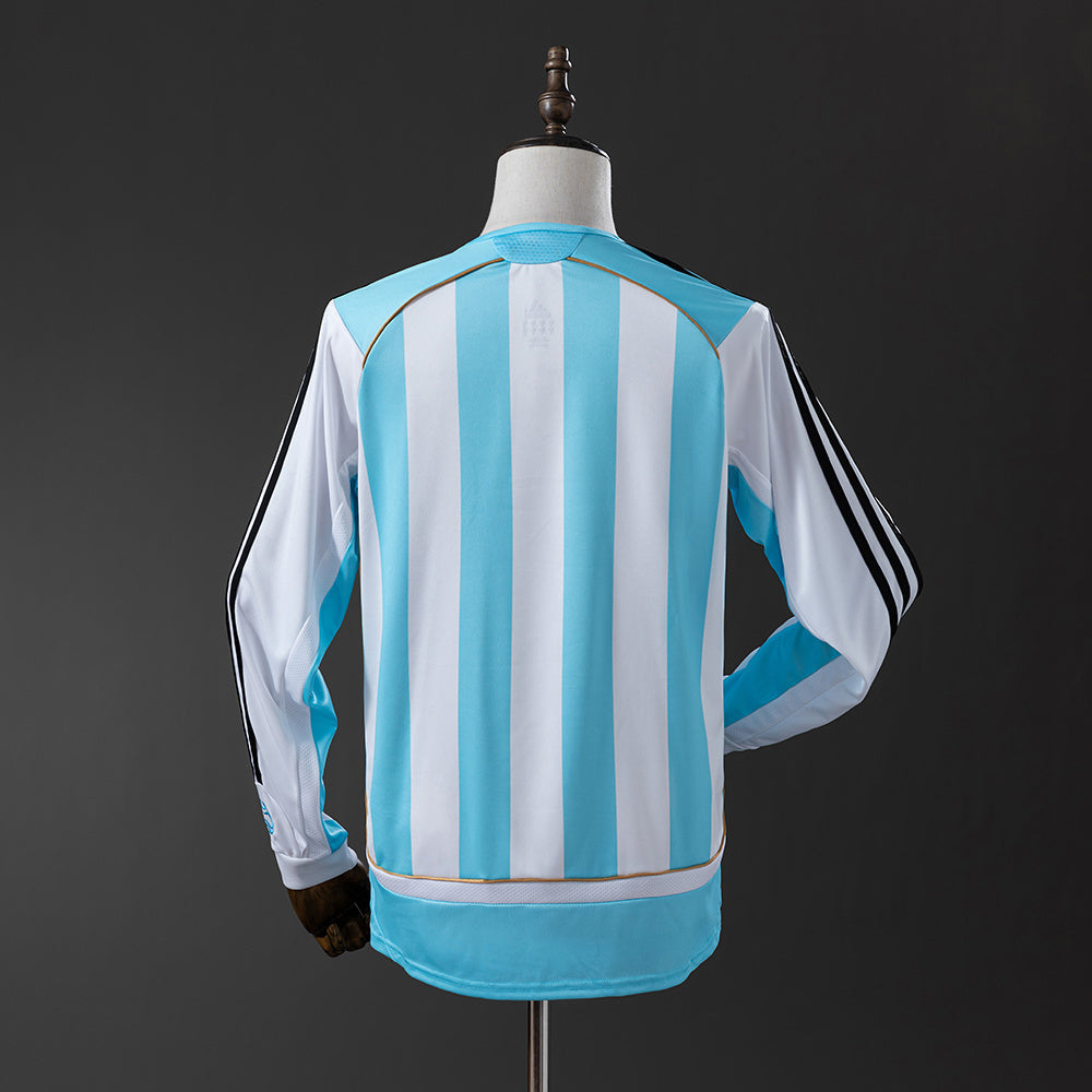 CAMISETA ARGENTINA 06/07 I HOMBRE MANGA LARGA (RETRO)