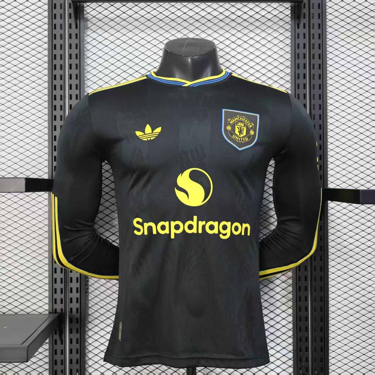 CAMISETA MANCHESTER UNITED III 25/26 HOMBRE (VERSIÓN JUGADOR) MANGA LARGA - ZonaCamisetas