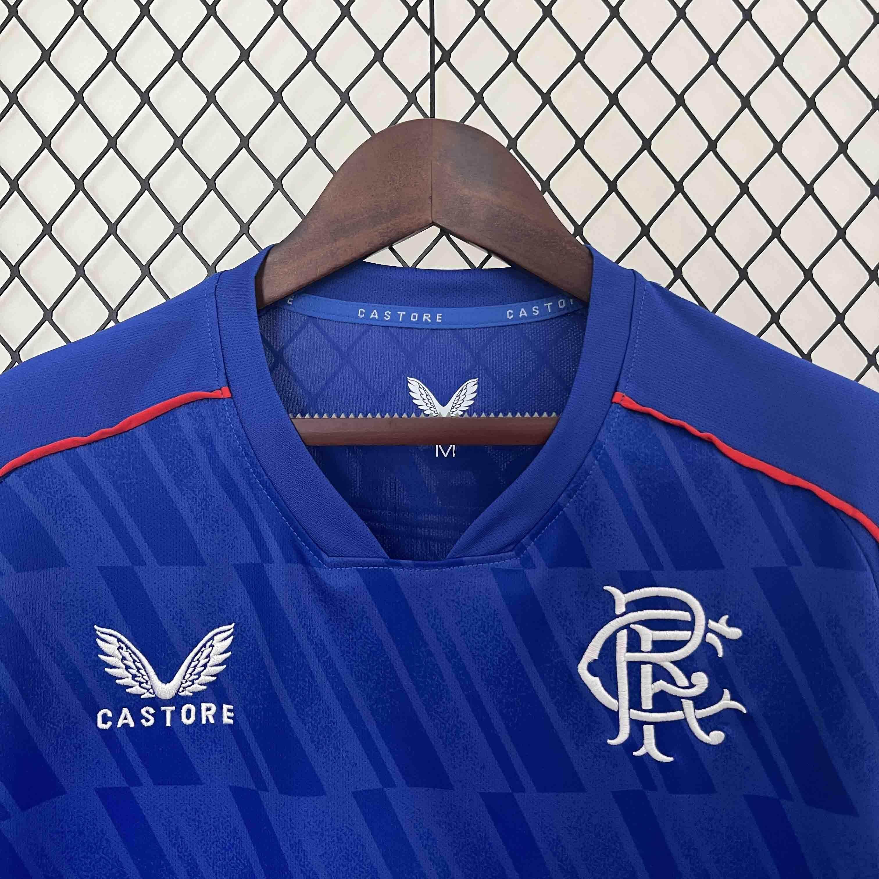 CAMISETA RANGERS I 24/25 HOMBRE (VERSIÓN FAN) - ZonaCamisetas