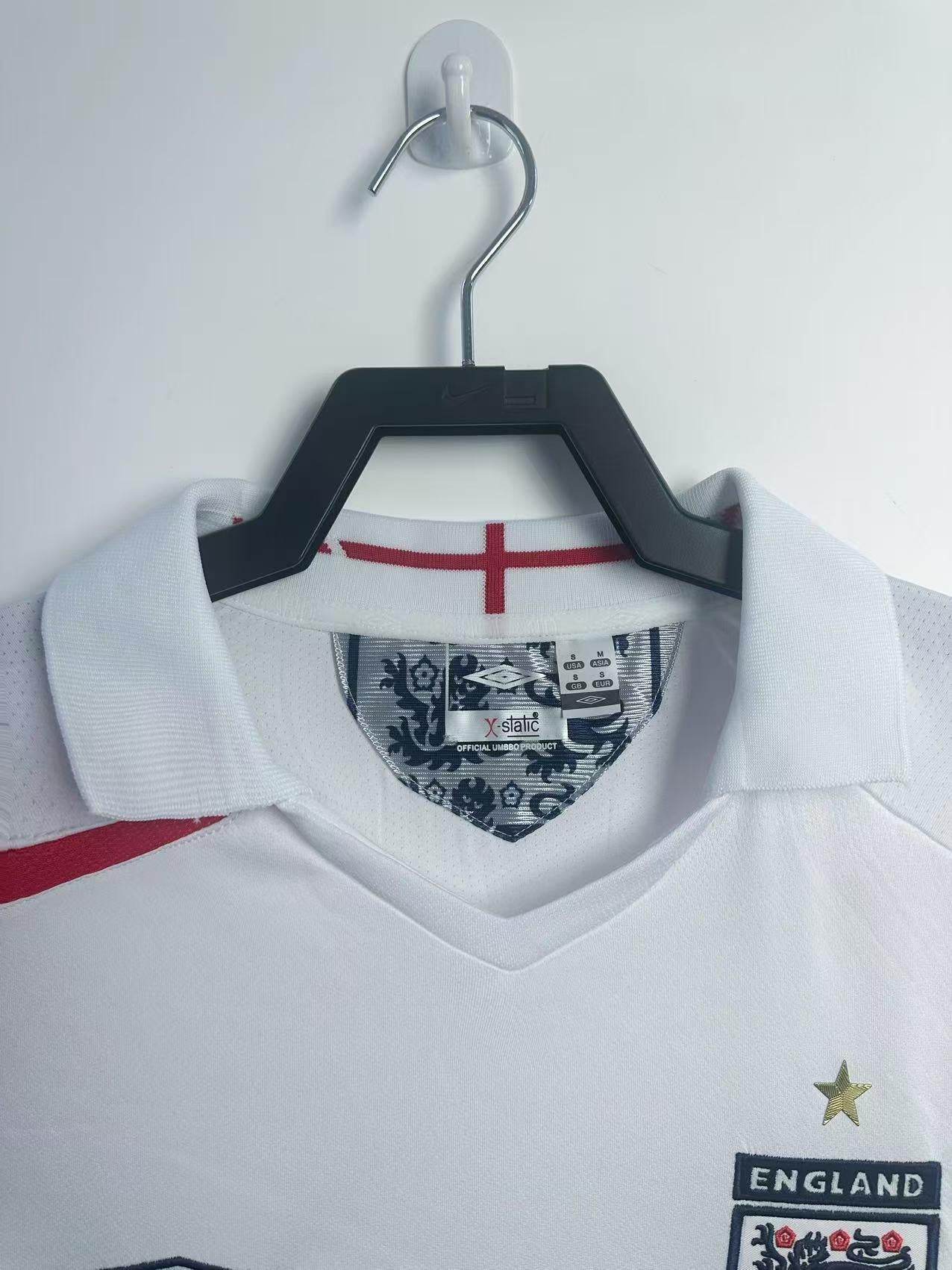 CAMISETA INGLATERRA I 2006 HOMBRE (RETRO) - ZonaCamisetas