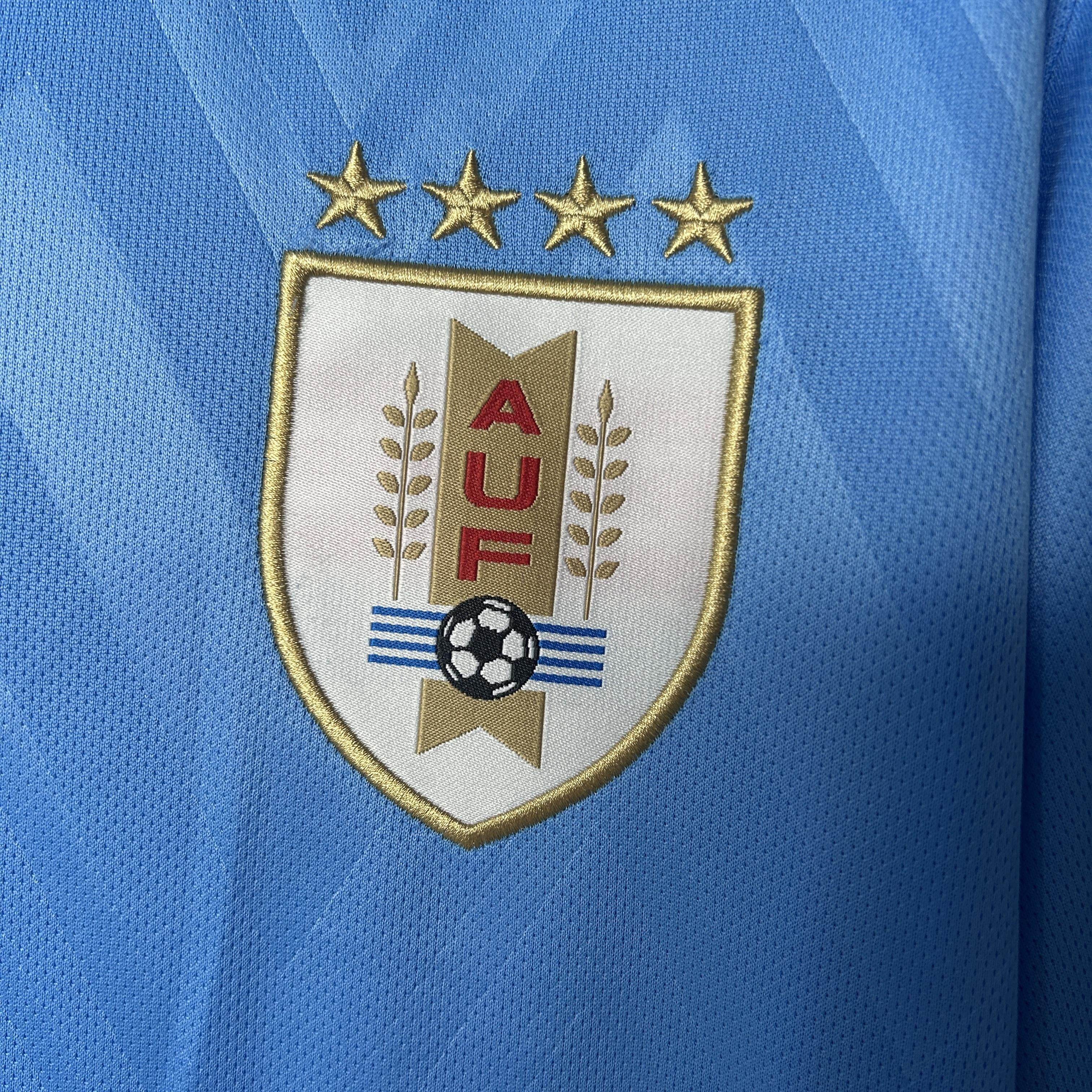 CAMISETA URUGUAY I 2025 HOMBRE (VERSIÓN FAN) - ZonaCamisetas