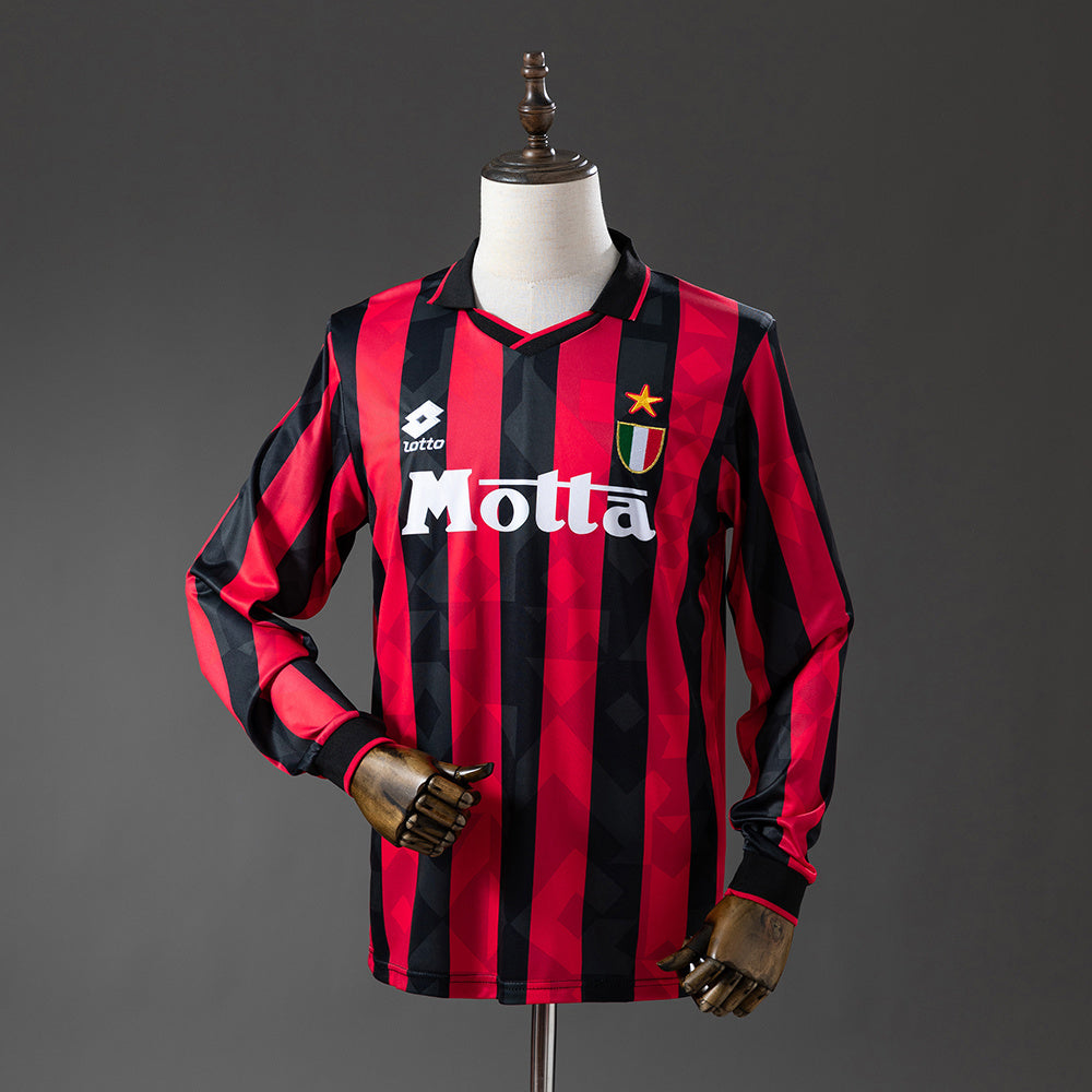 CAMISETA AC MILAN I 93/94 MANGA LARGA HOMBRE (RETRO)