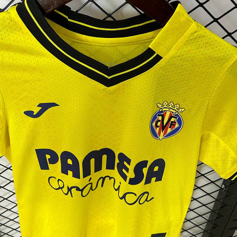 CAMISETA VILLARREAL I 24/25 CONJUNTO INFANTIL - ZonaCamisetas
