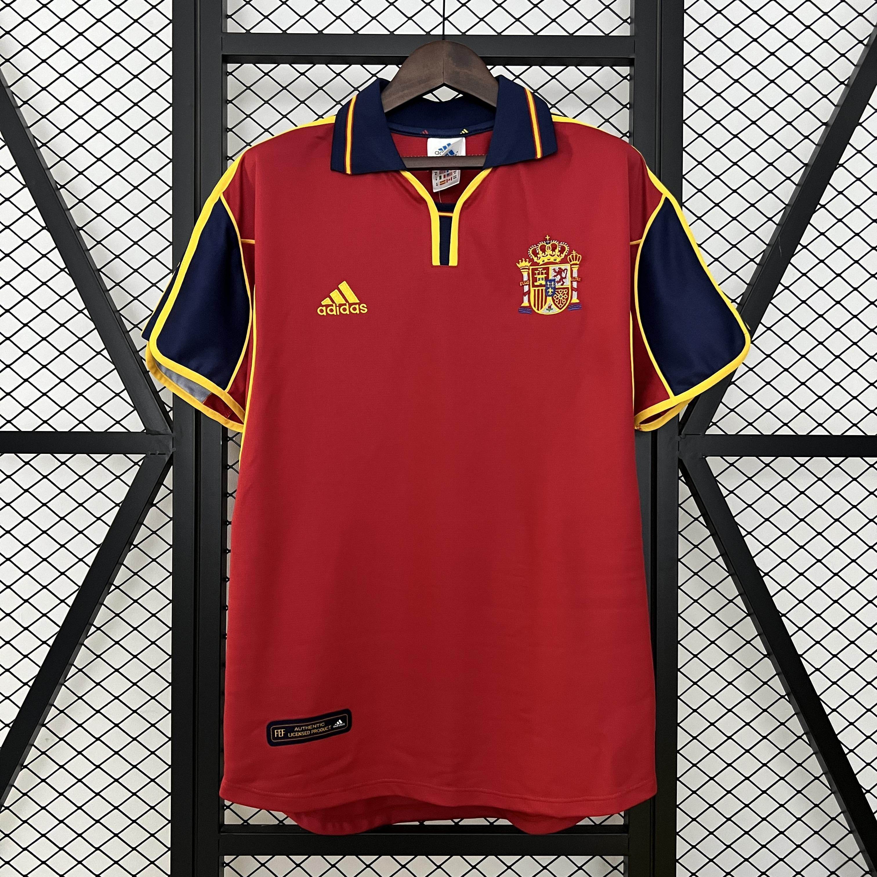 CAMISETA ESPAÑA l 2000 HOMBRE (RETRO) - ZonaCamisetas