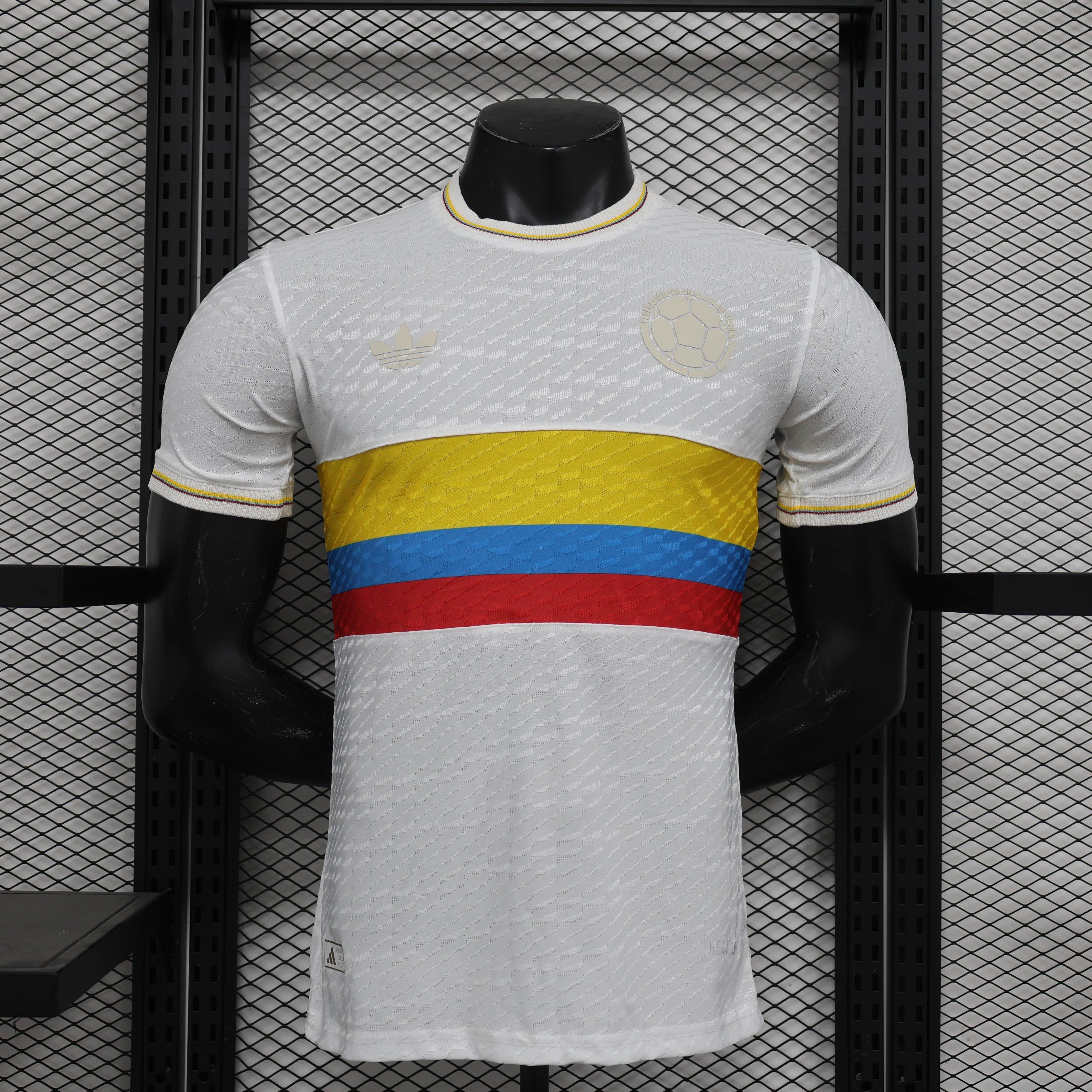 CAMISETA COLOMBIA EDICIÓN ESPECIAL 100th HOMBRE (VERSIÓN JUGADOR) - ZonaCamisetas