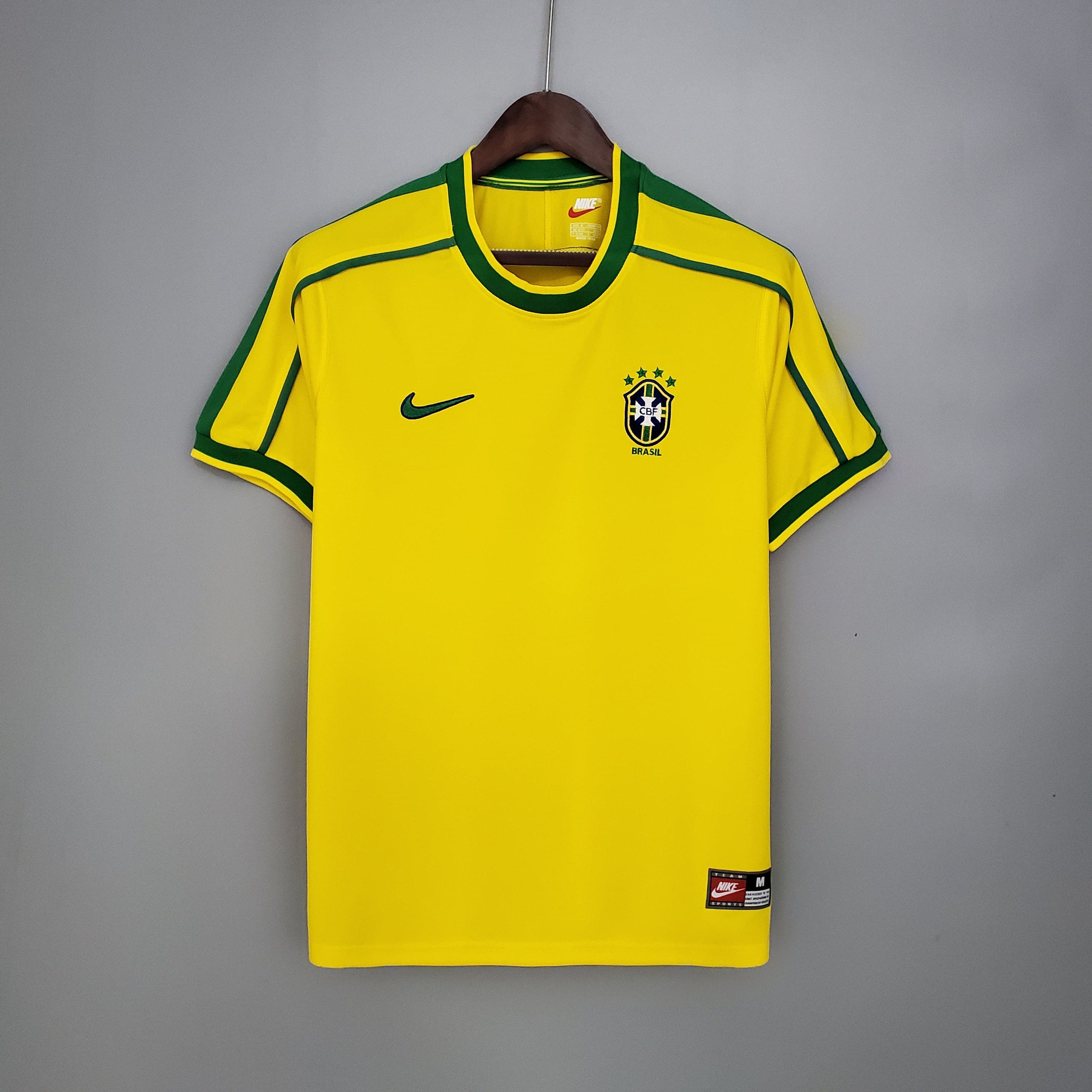 CAMISETA BRASIL I 98 HOMBRE (RETRO)
