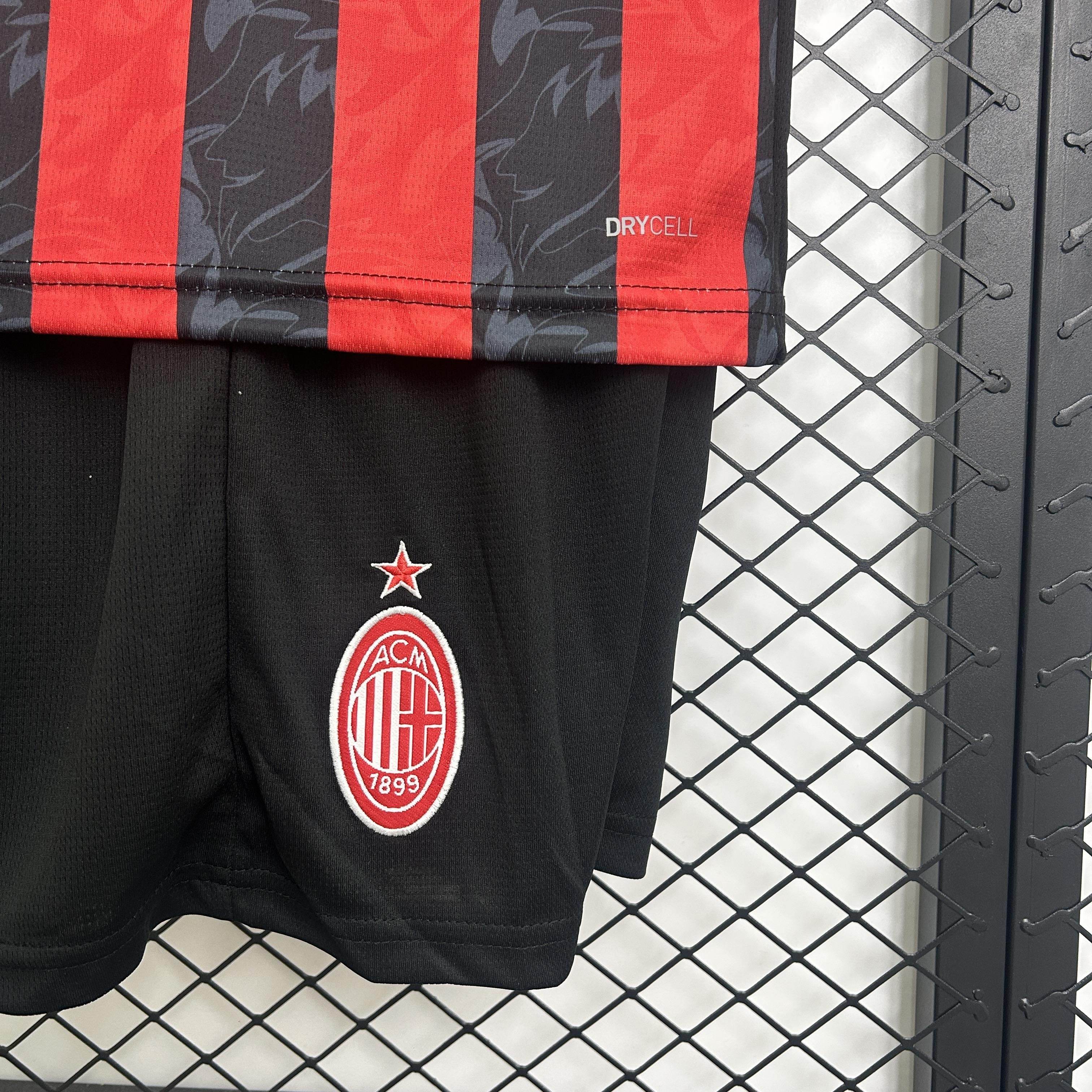 CAMISETA AC MILAN I 25/26 CONJUNTO INFANTIL - ZonaCamisetas