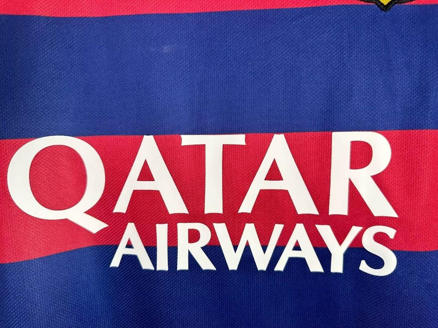 CAMISETA BARCELONA I 15/16 HOMBRE (RETRO) MANGA LARGA - ZonaCamisetas