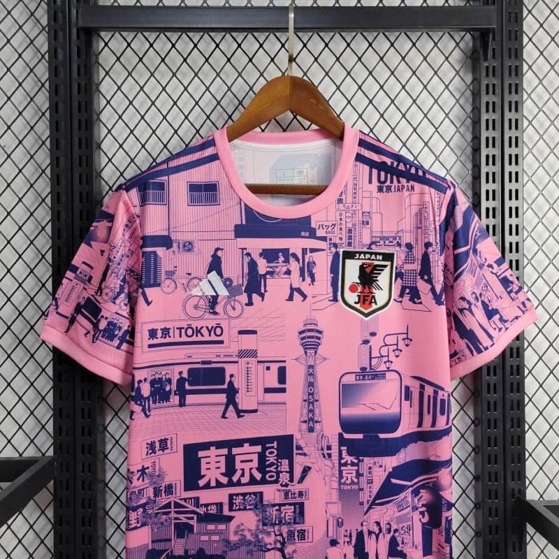 CAMISETA JAPÓN EDICIÓN ESPECIAL TOKIO PINK 23/24 HOMBRE (VERSIÓN FAN) - ZonaCamisetas
