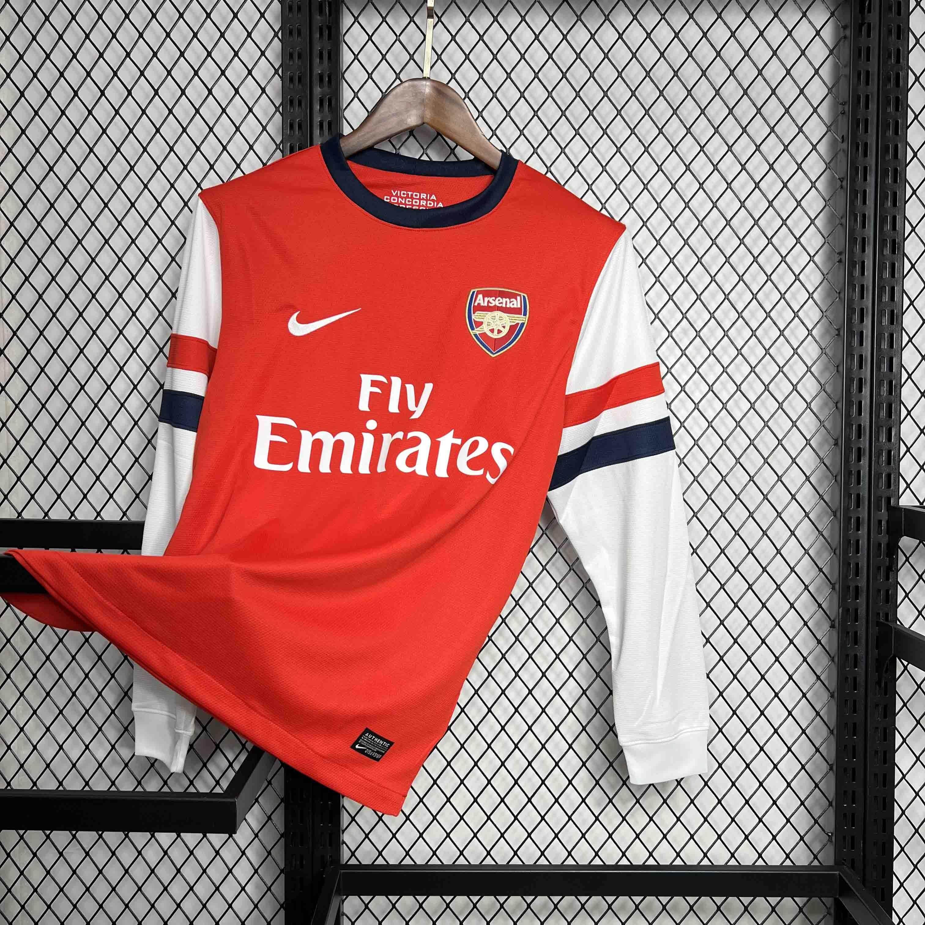 CAMISETA ARSENAL I 12/13 HOMBRE (RETRO) MANGA LARGA - ZonaCamisetas
