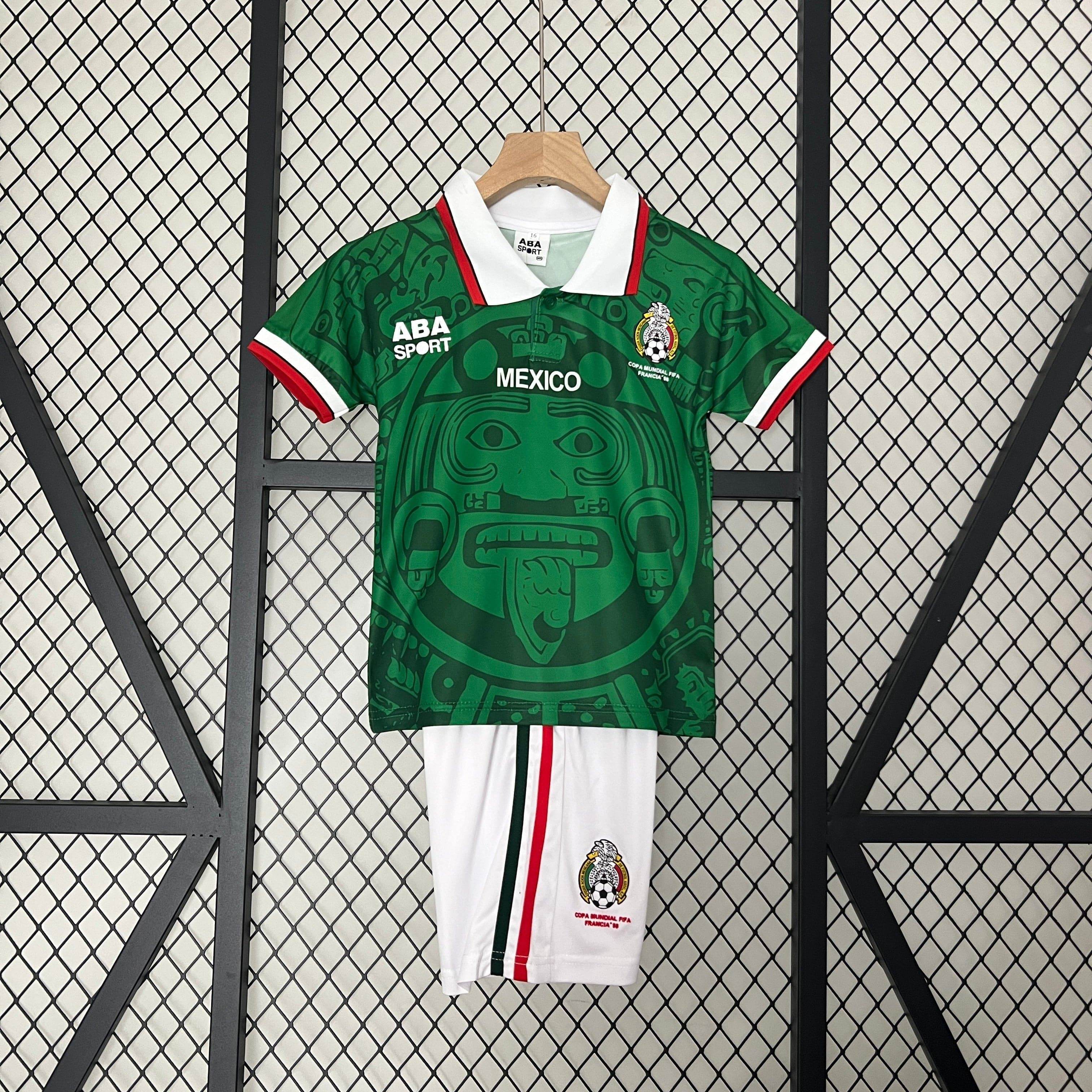 CAMISETA MEXICO I 1998 CONJUNTO INFANTIL - ZonaCamisetas
