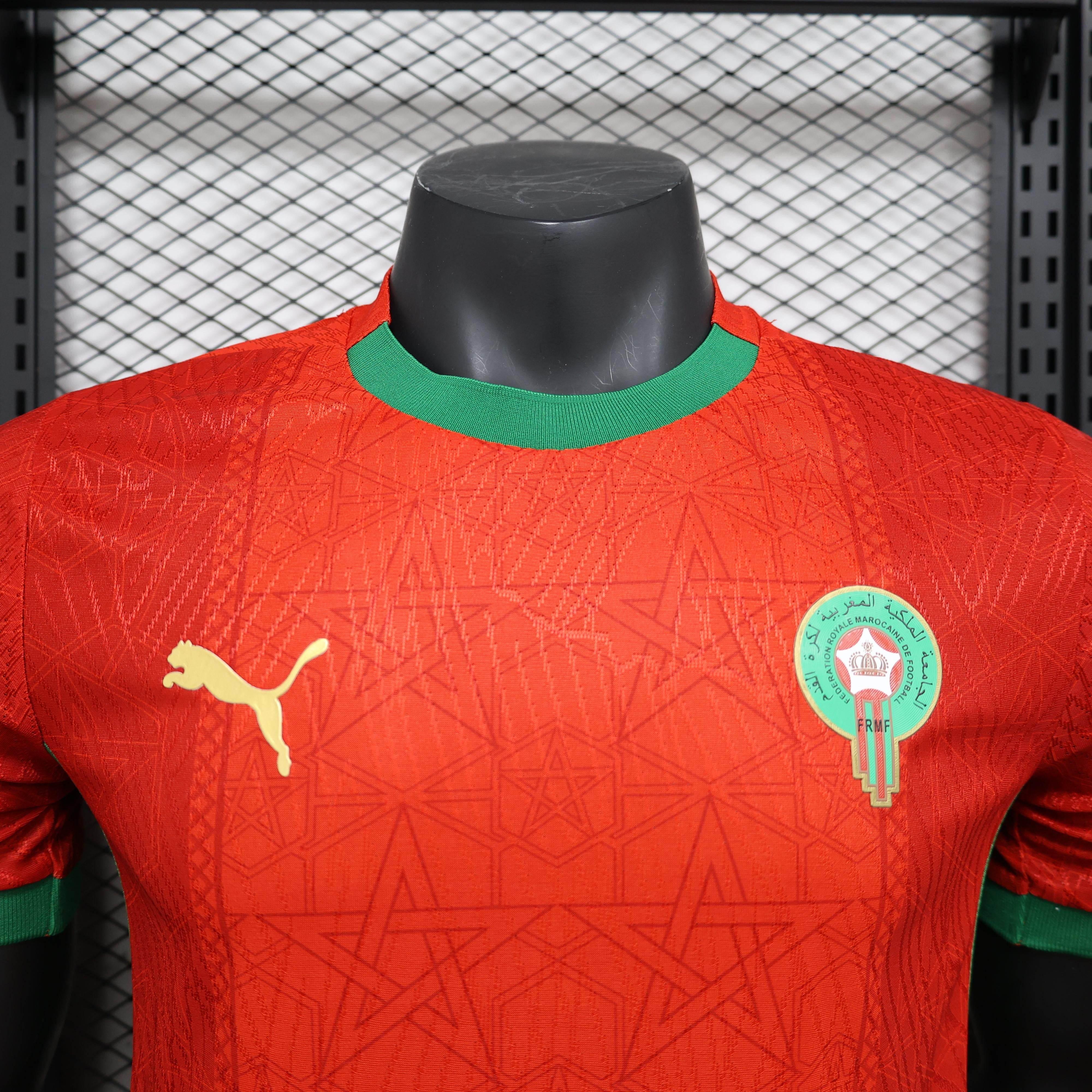 CAMISETA MOROCCO I 24/25 HOMBRE (VERSIÓN JUGADOR) - ZonaCamisetas