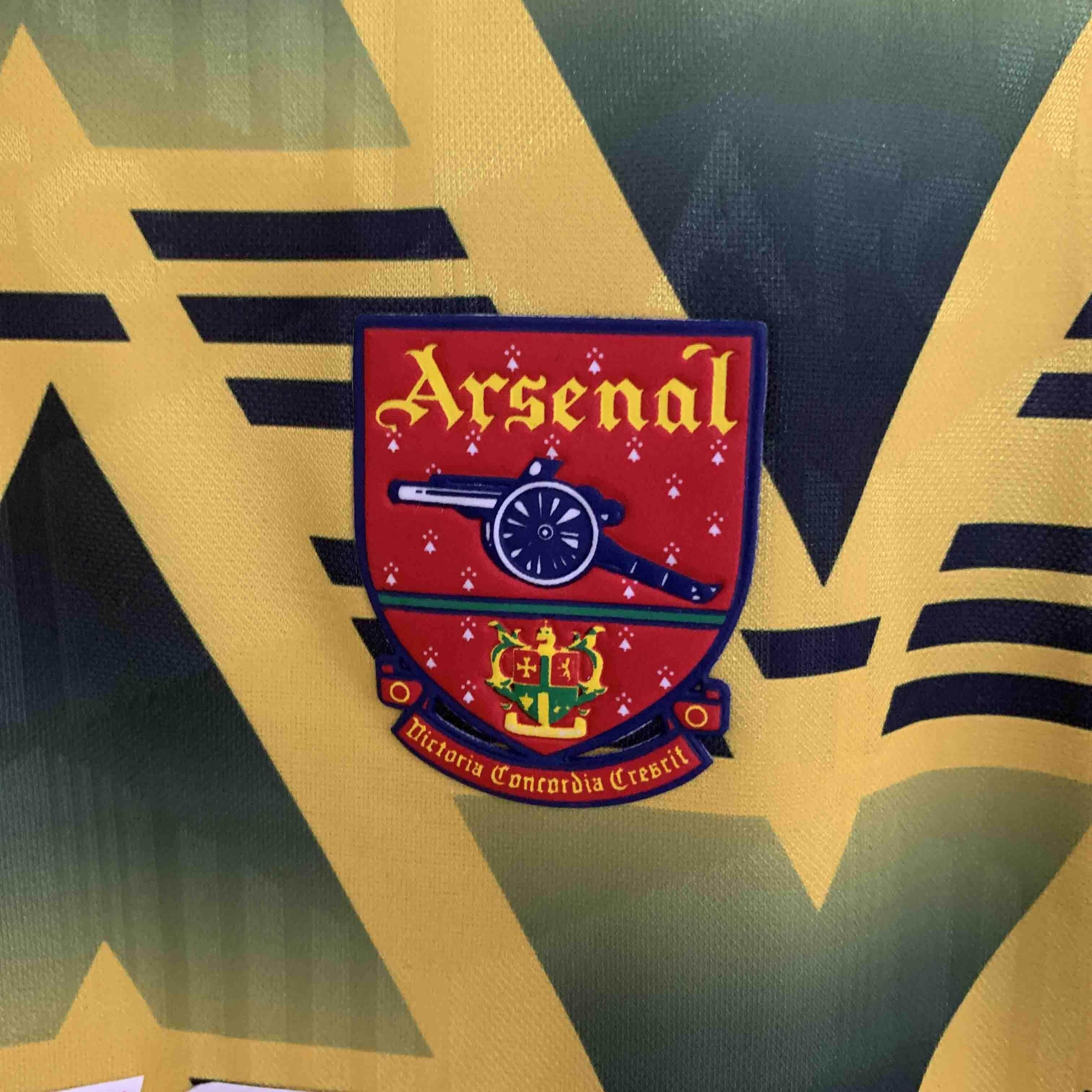 CAMISETA ARSENAL I 91/93 HOMBRE (RETRO) MANGA LARGA - ZonaCamisetas