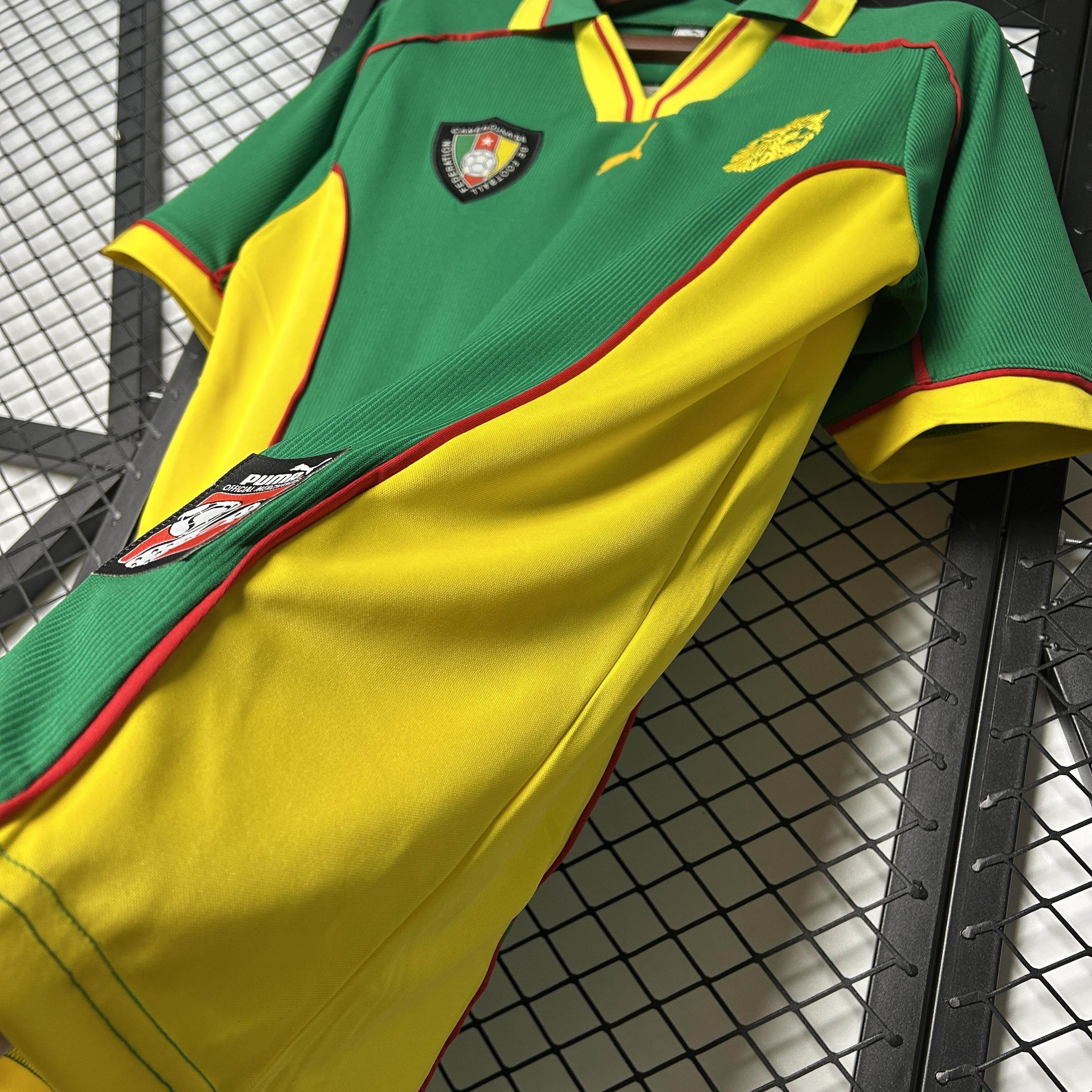 CAMISETA CAMERUN I 98/99 HOMBRE (RETRO) - ZonaCamisetas