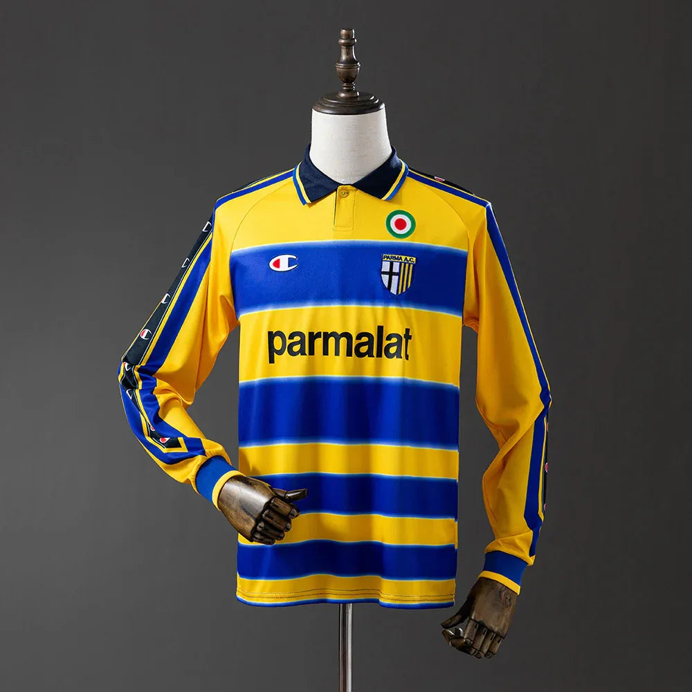 CAMISETA PARMA I 99/00 MANGA LARGA HOMBRE (RETRO) - ZonaCamisetas