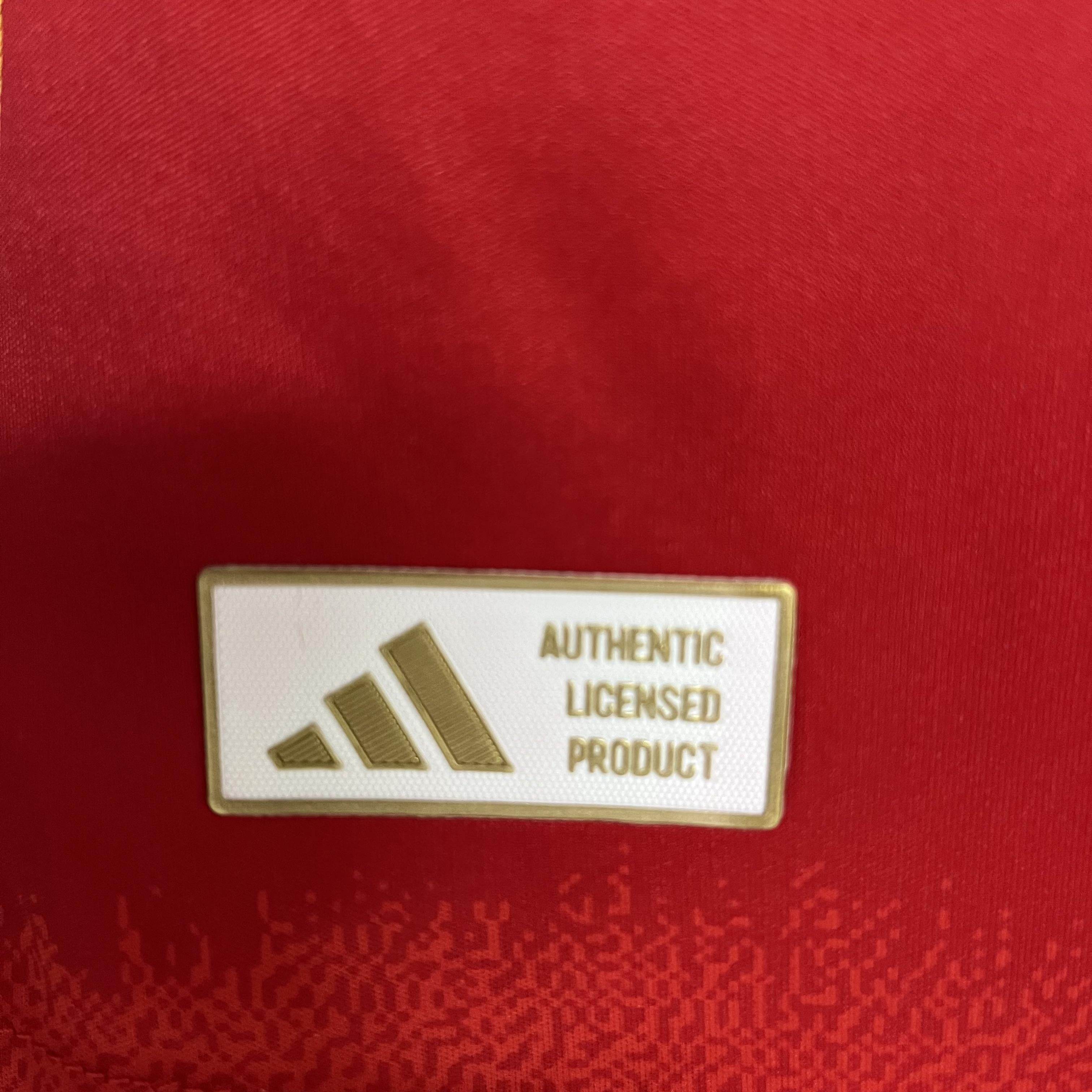 CAMISETA ESPAÑA I EURO 2024 MANGA LARGA HOMBRE (VERSIÓN JUGADOR) - ZonaCamisetas