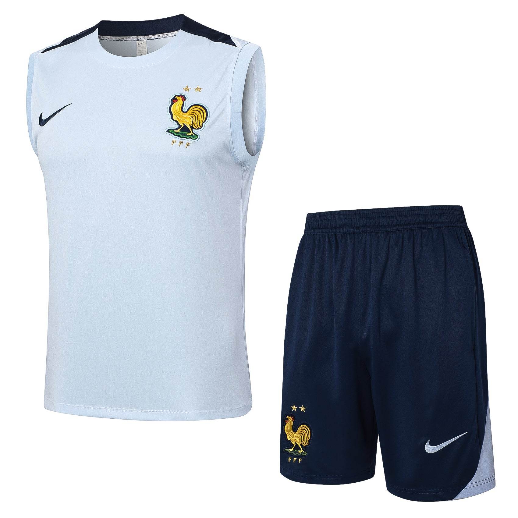 CONJUNTO SIN MANGAS FRANCIA ENTRENAMIENTO I 24/25 HOMBRE - ZonaCamisetas