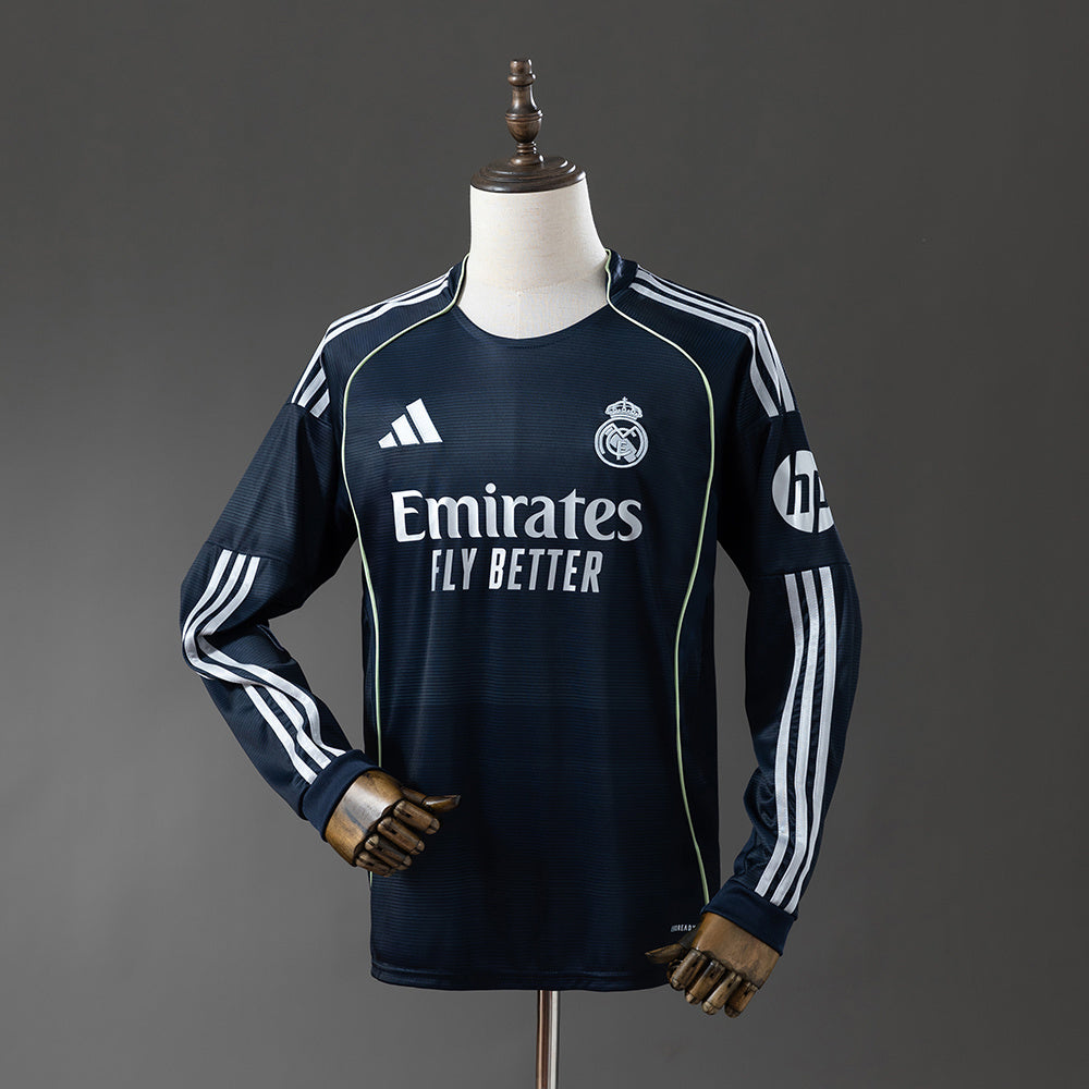 CAMISETA REAL MADRID II 25/26 MANGA LARGA HOMBRE (VERSIÓN FAN)