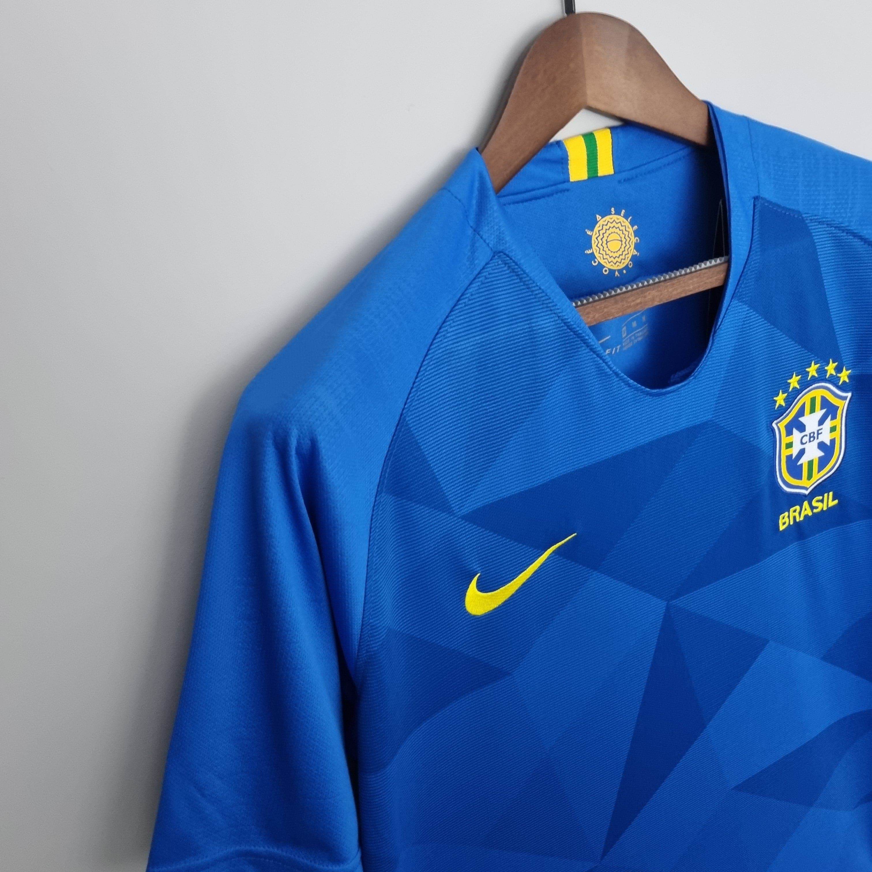 CAMISETA BRASIL II 2018 HOMBRE (RETRO) - ZonaCamisetas