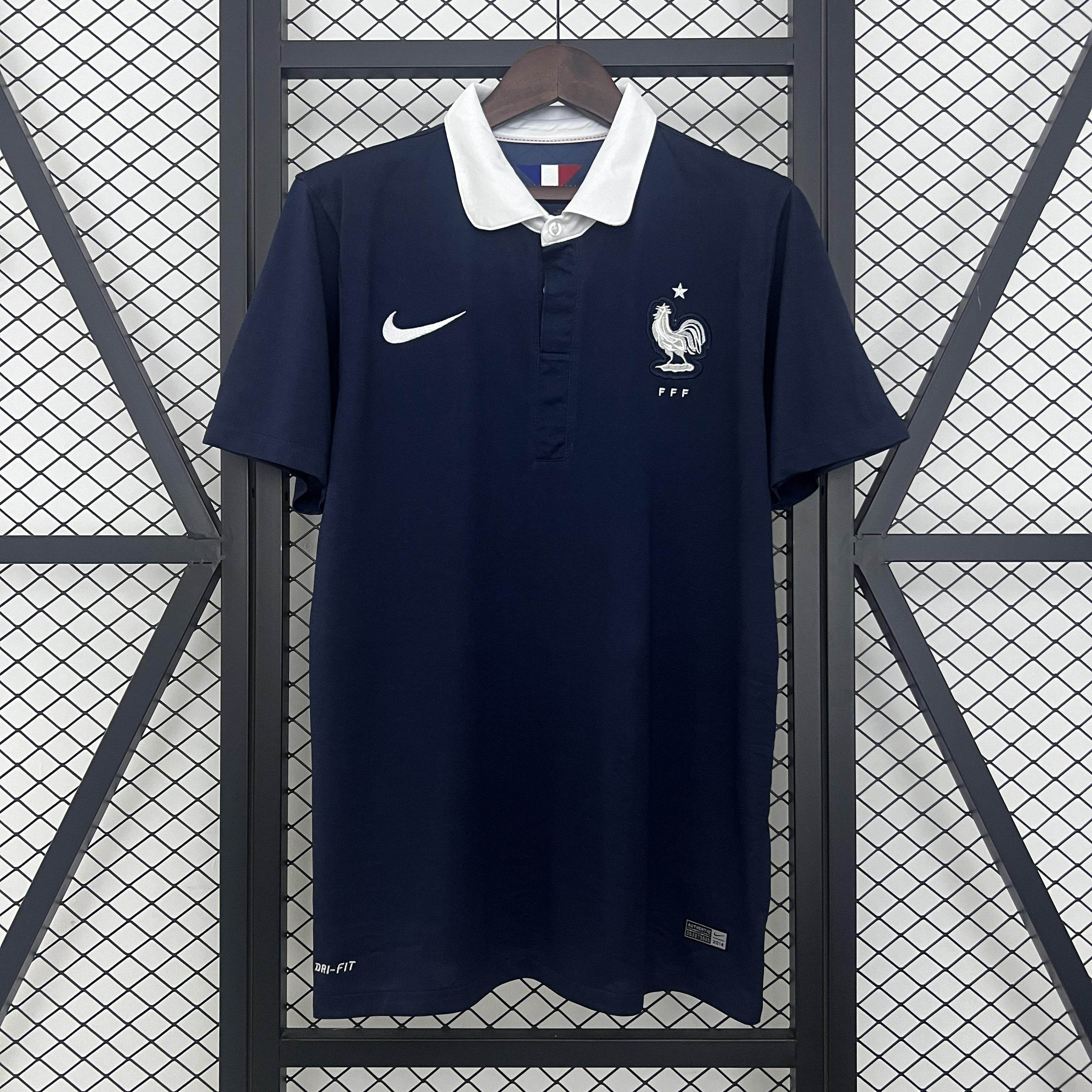 CAMISETA FRANCIA I 2014 HOMBRE (RETRO) - ZonaCamisetas