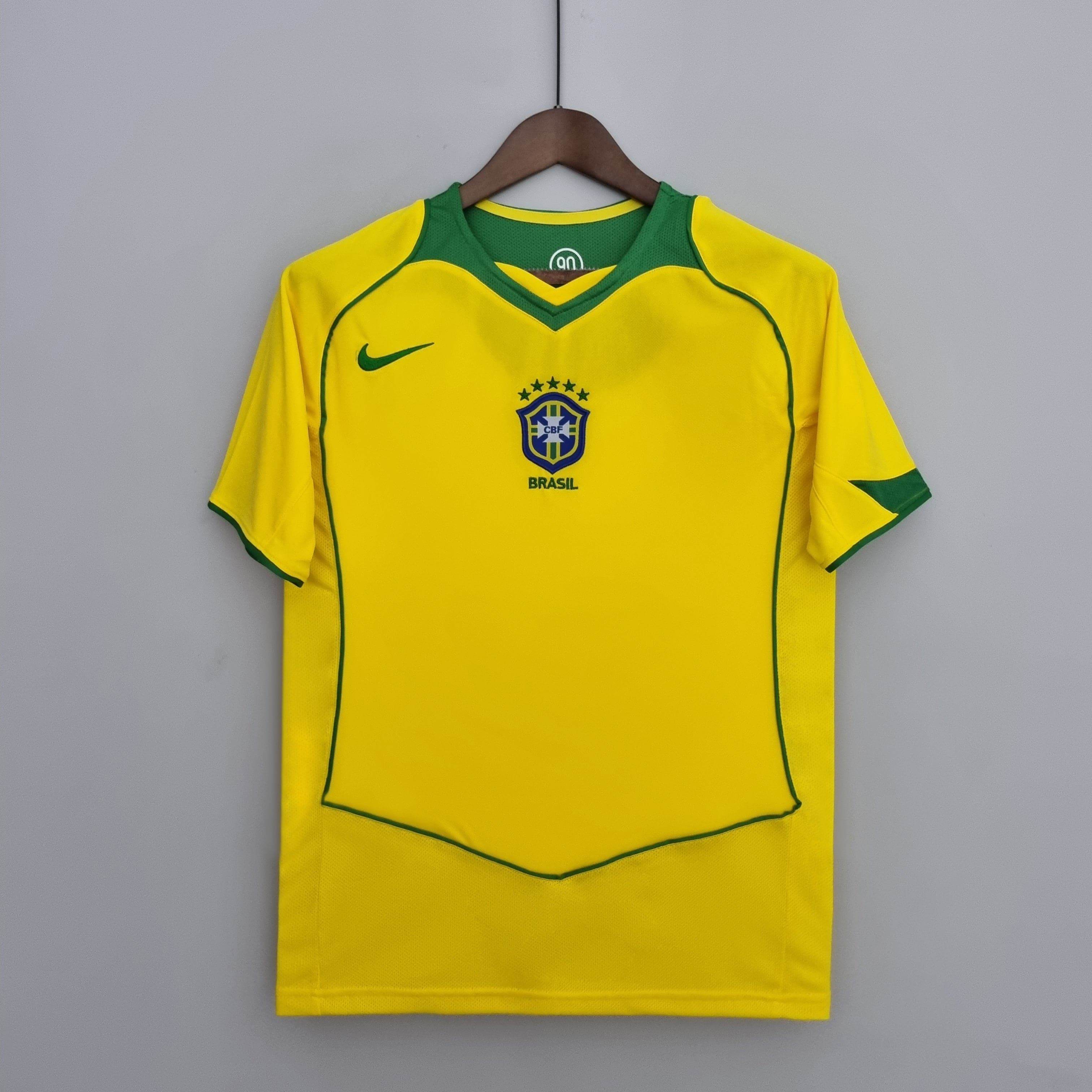CAMISETA BRASIL I 04/06 HOMBRE (RETRO) - ZonaCamisetas