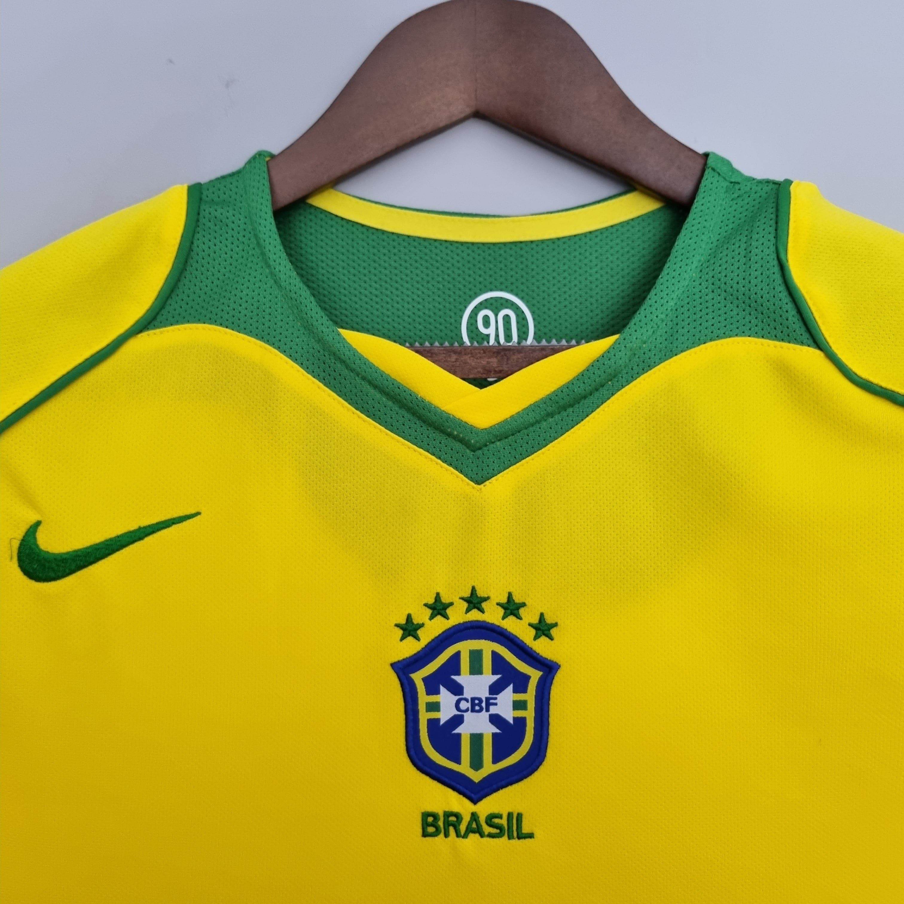 CAMISETA BRASIL I 04/06 HOMBRE (RETRO) - ZonaCamisetas