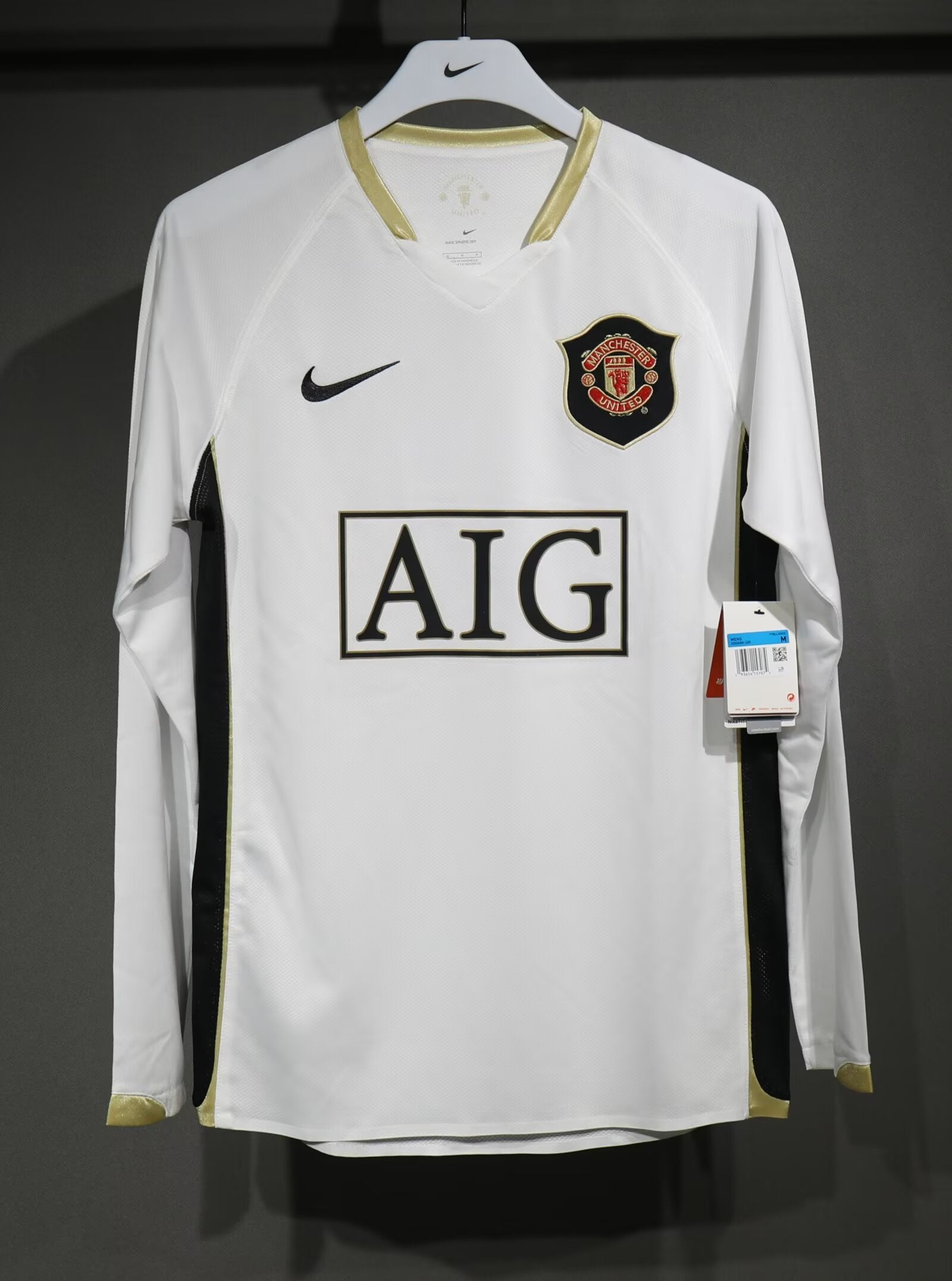 CAMISETA MANCHESTER UNITED III 06/07 HOMBRE (RETRO) MANGA LARGA