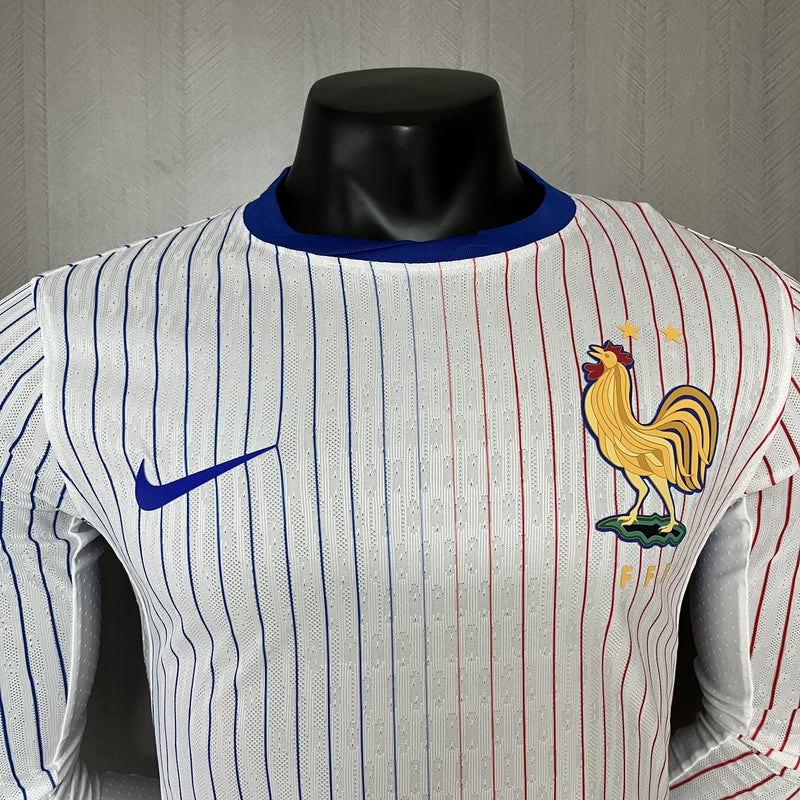 CAMISETA FRANCIA II EURO 2024 MANGA LARGA HOMBRE (VERSIÓN JUGADOR)